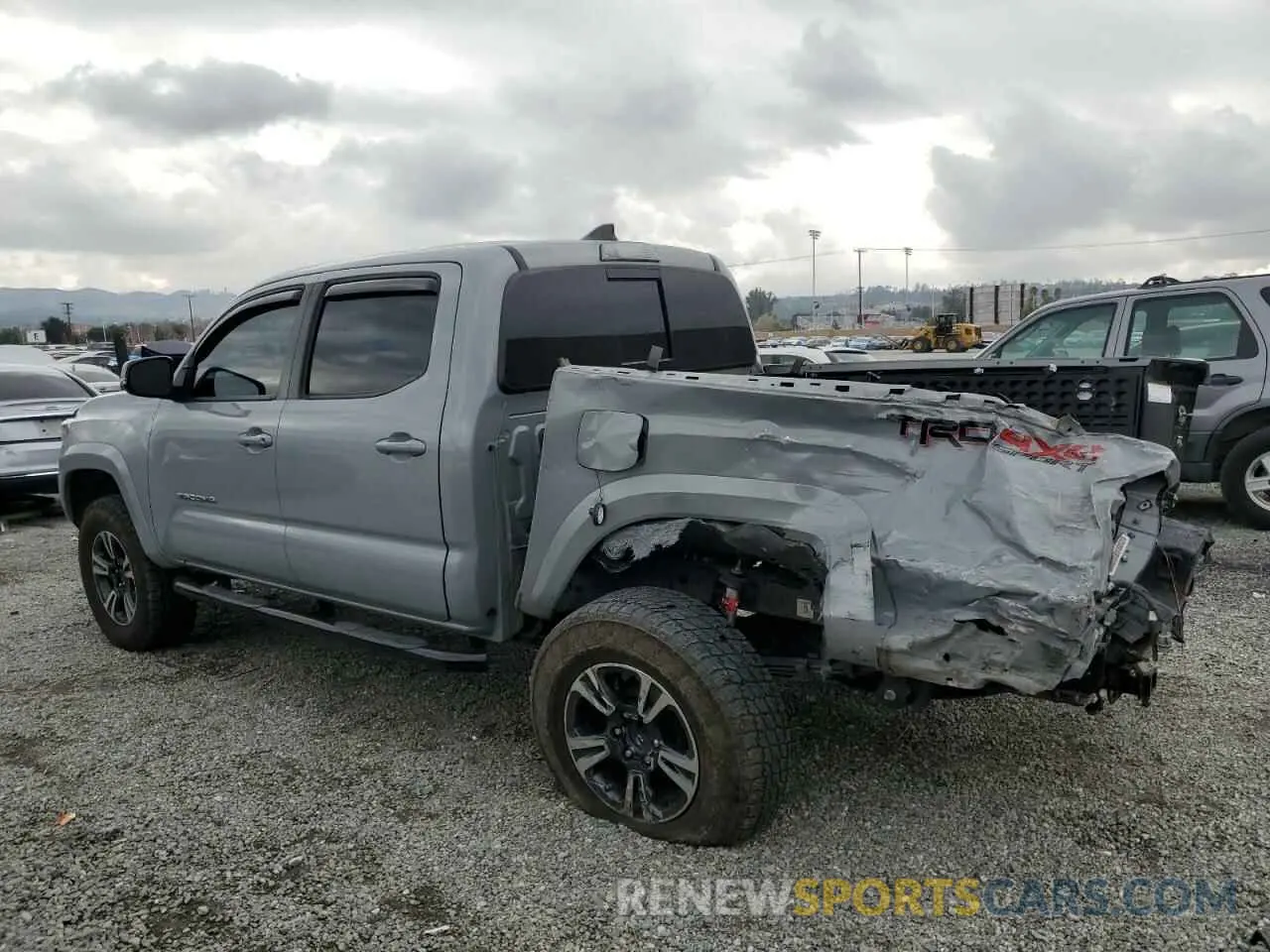 2 Photograph of a damaged car 3TMCZ5AN6KM247212 TOYOTA TACOMA 2019