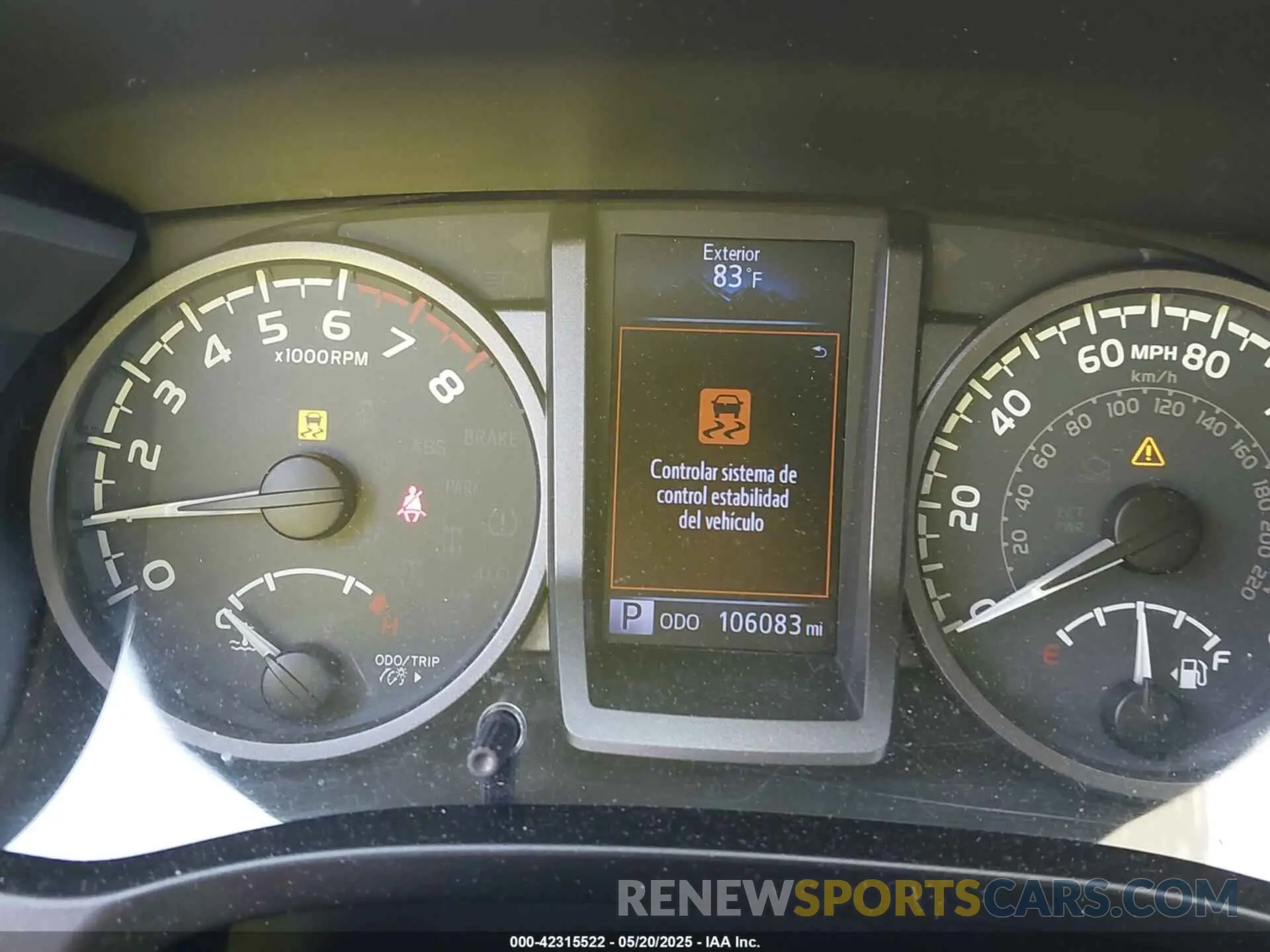 7 Photograph of a damaged car 3TMCZ5AN6KM253480 TOYOTA TACOMA 2019