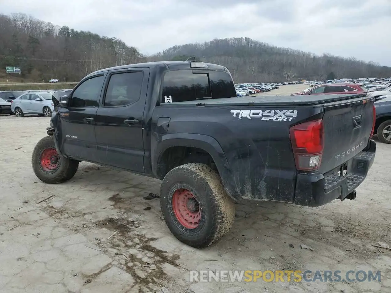 2 Photograph of a damaged car 3TMCZ5AN6KM259277 TOYOTA TACOMA 2019