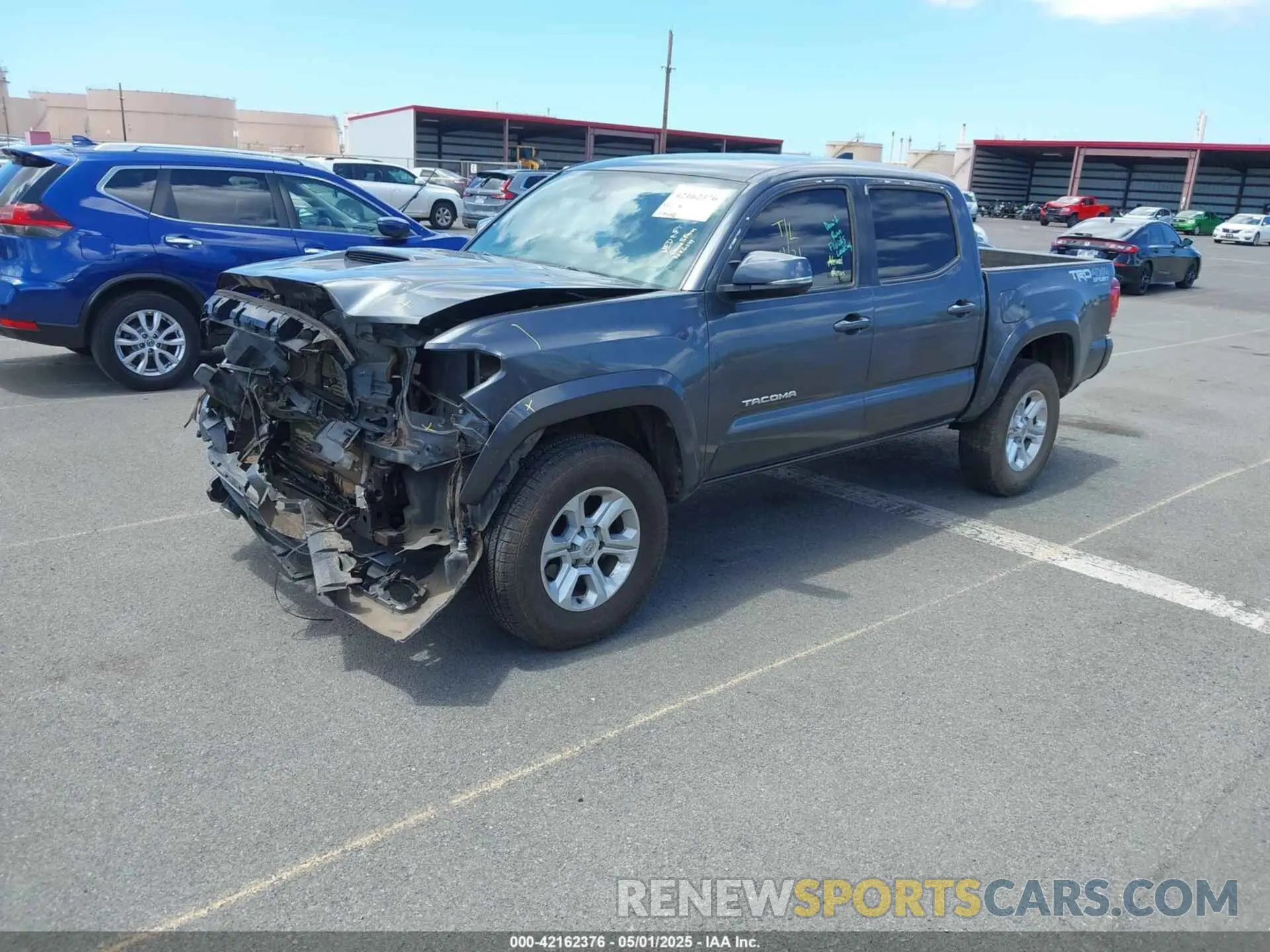 2 Photograph of a damaged car 3TMCZ5AN6KM259778 TOYOTA TACOMA 2019