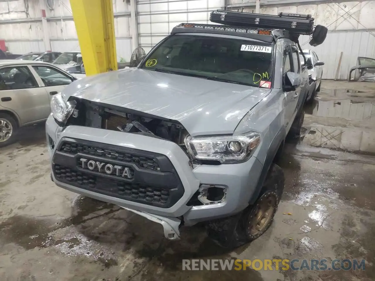 9 Photograph of a damaged car 3TMCZ5AN6KM259828 TOYOTA TACOMA 2019