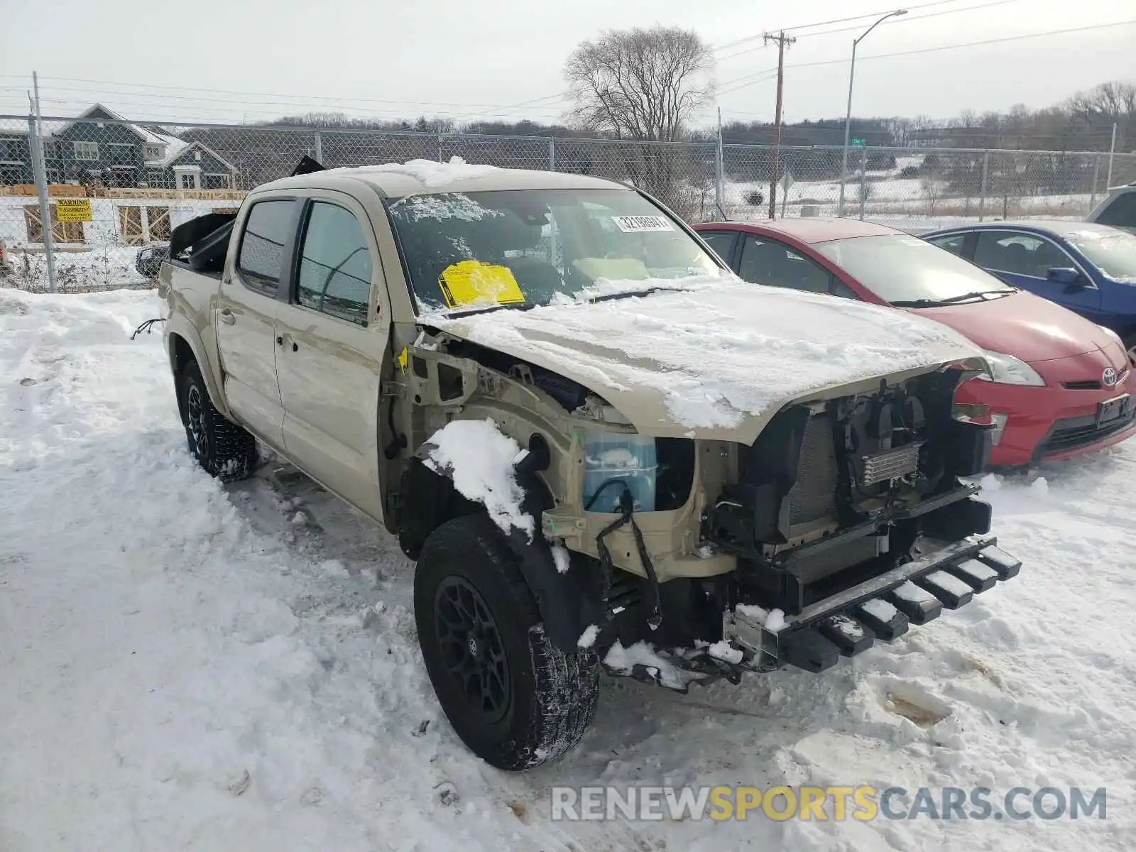 1 Photograph of a damaged car 3TMCZ5AN6KM267699 TOYOTA TACOMA 2019