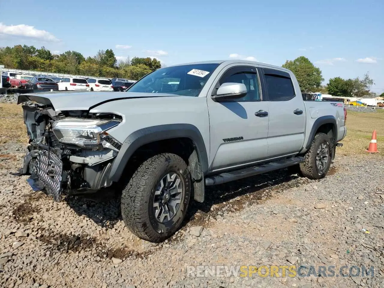 1 Photograph of a damaged car 3TMCZ5AN6KM271140 TOYOTA TACOMA 2019