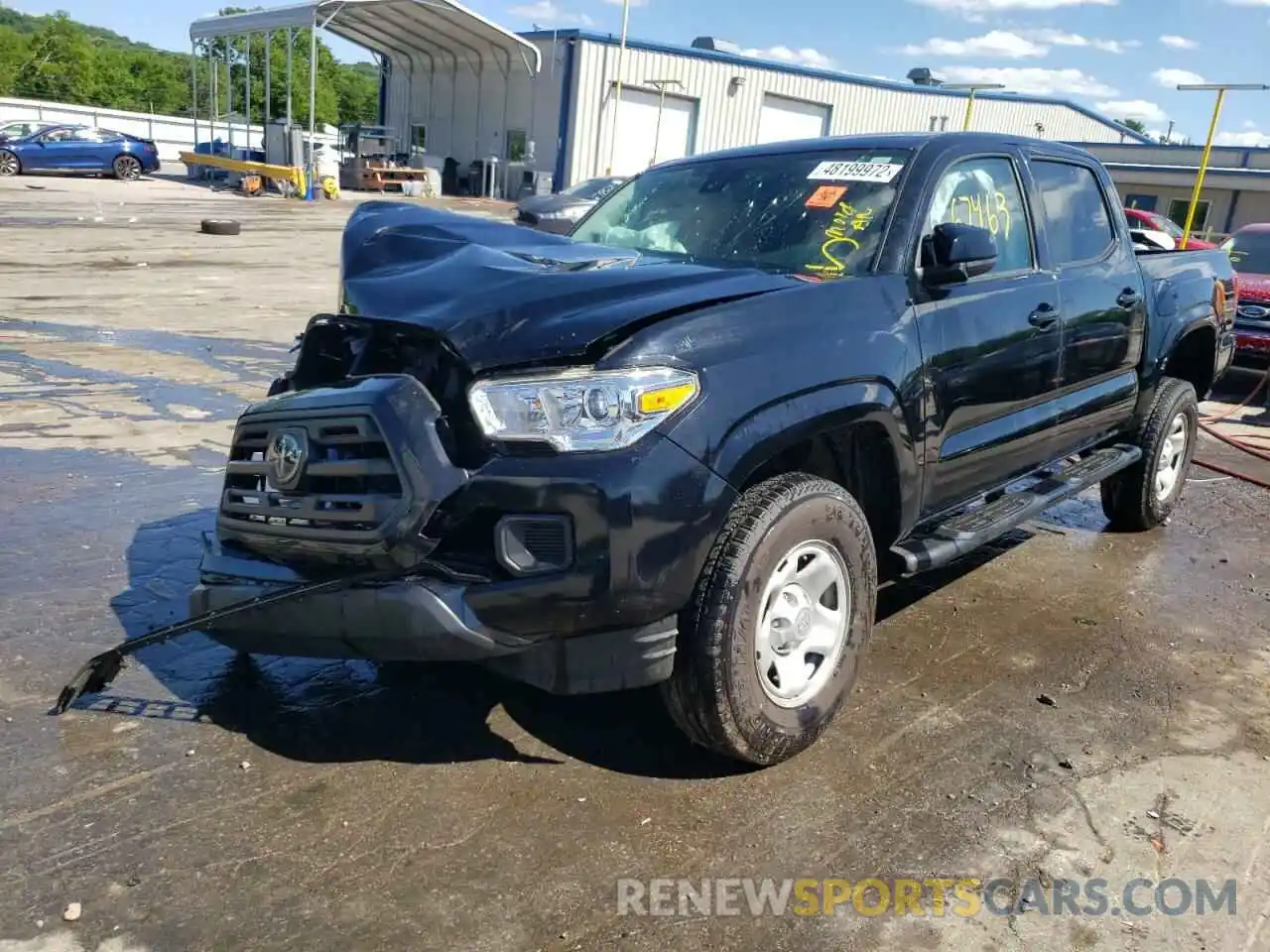 2 Photograph of a damaged car 3TMCZ5AN6KM273731 TOYOTA TACOMA 2019