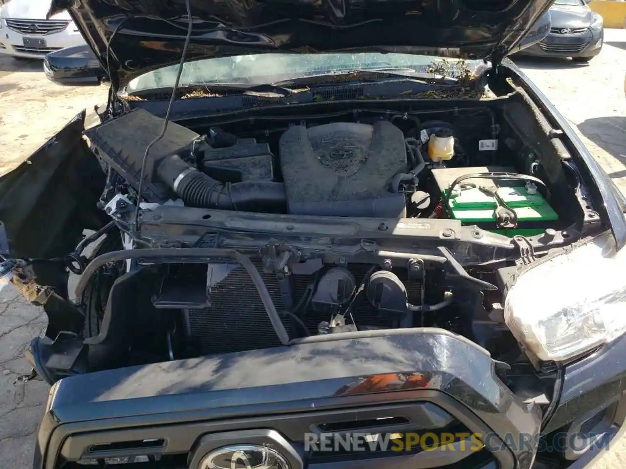 7 Photograph of a damaged car 3TMCZ5AN6KM273731 TOYOTA TACOMA 2019