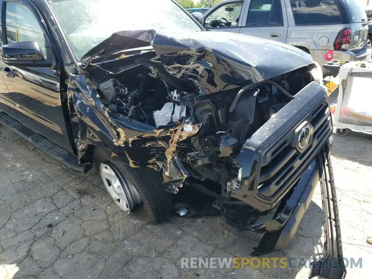 9 Photograph of a damaged car 3TMCZ5AN6KM273731 TOYOTA TACOMA 2019