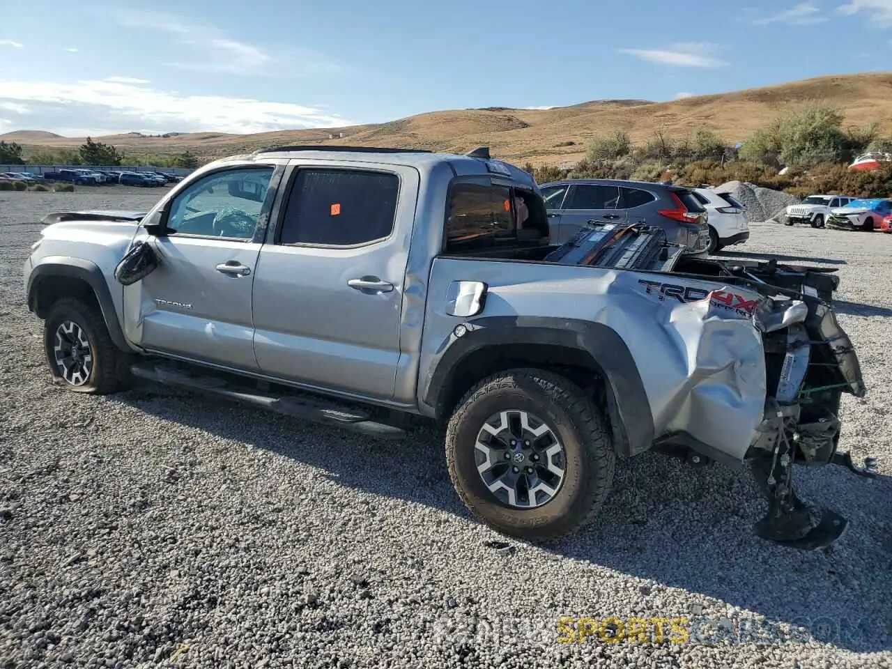2 Photograph of a damaged car 3TMCZ5AN6KM275267 TOYOTA TACOMA 2019