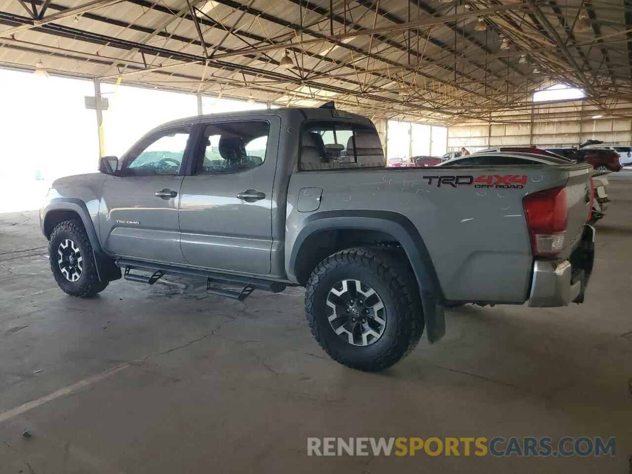 2 Photograph of a damaged car 3TMCZ5AN6KM282865 TOYOTA TACOMA 2019