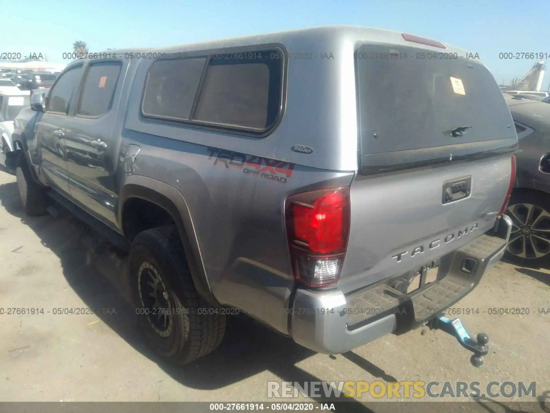 3 Photograph of a damaged car 3TMCZ5AN7KM189420 TOYOTA TACOMA 2019