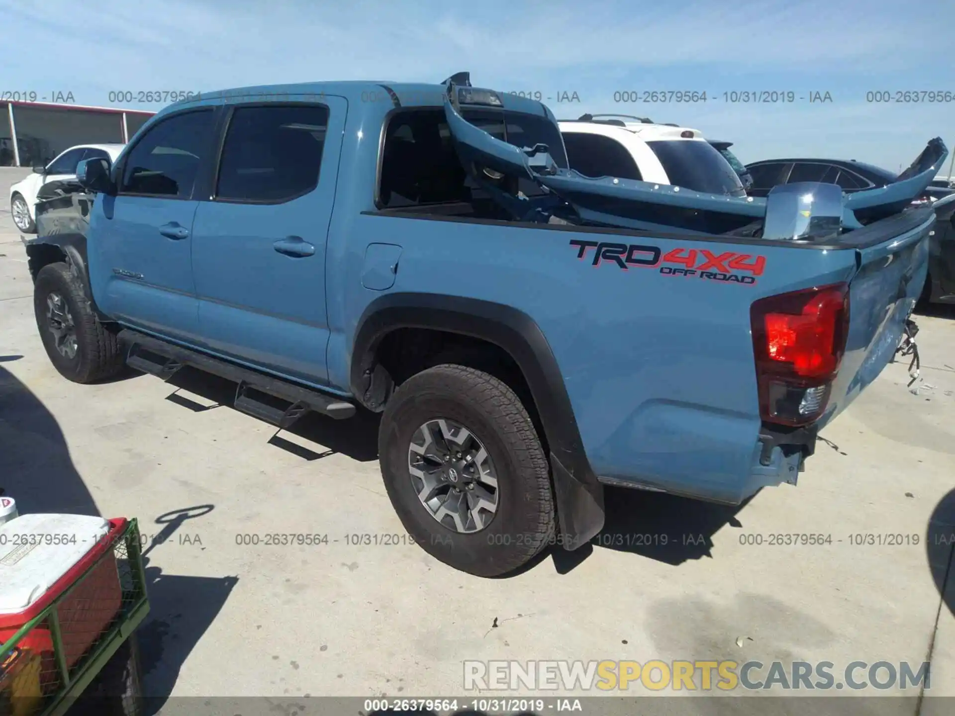 3 Photograph of a damaged car 3TMCZ5AN7KM190843 TOYOTA TACOMA 2019