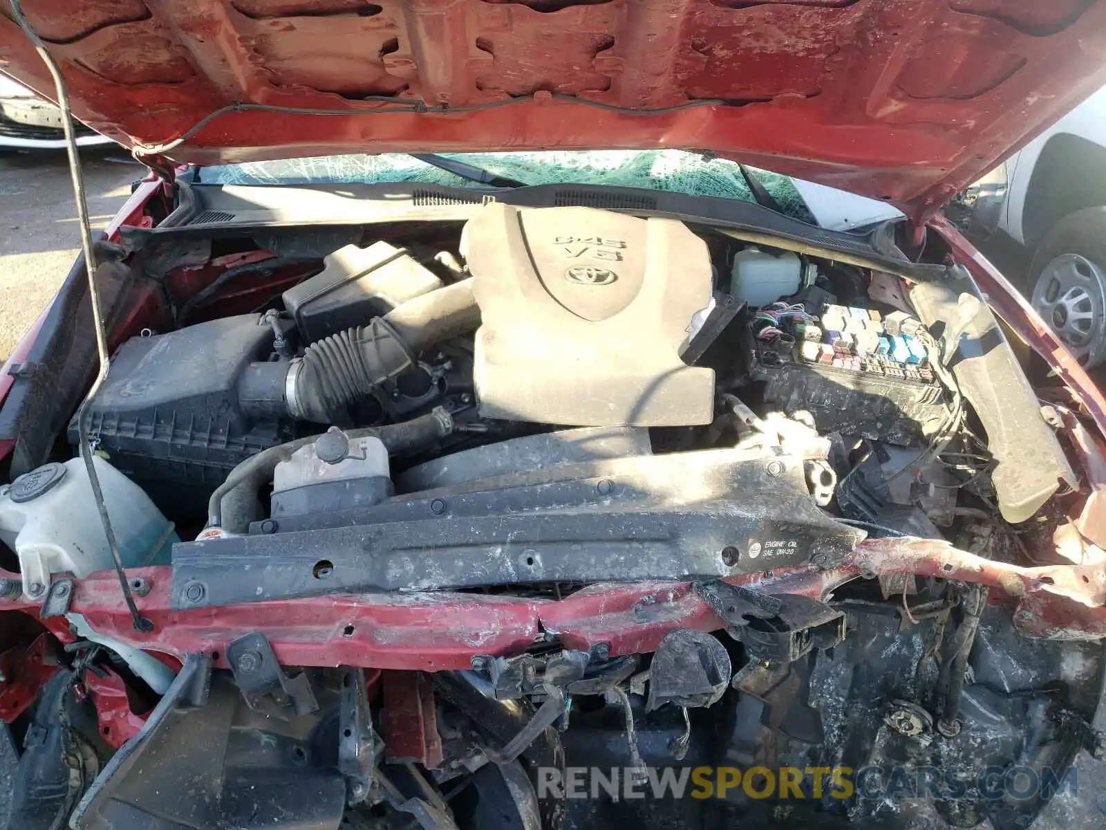 7 Photograph of a damaged car 3TMCZ5AN7KM194617 TOYOTA TACOMA 2019