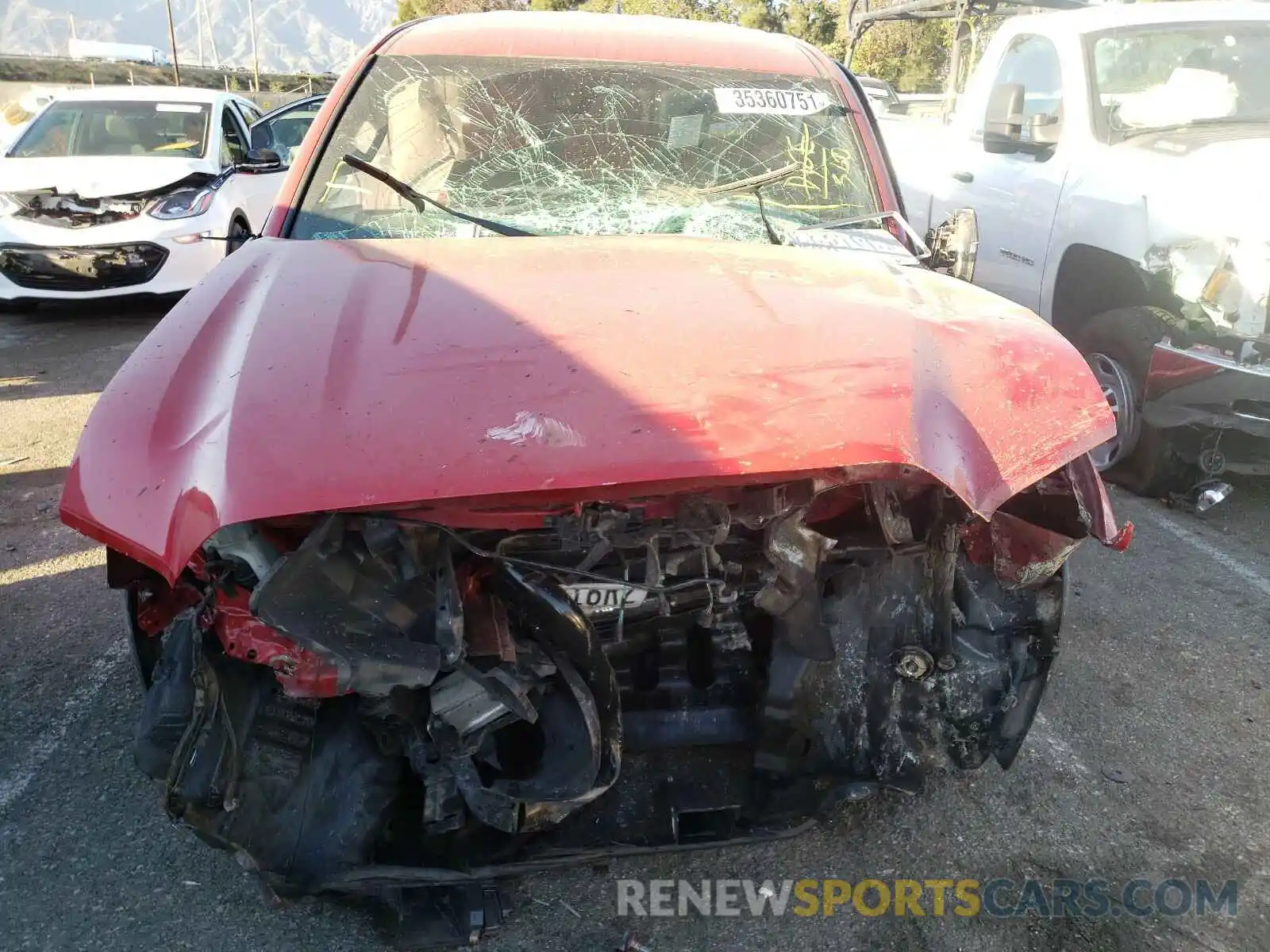 9 Photograph of a damaged car 3TMCZ5AN7KM194617 TOYOTA TACOMA 2019