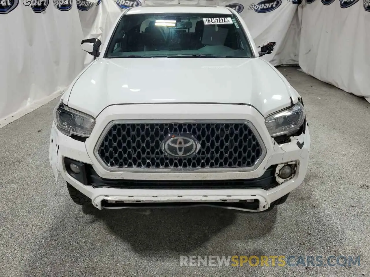 5 Photograph of a damaged car 3TMCZ5AN7KM197081 TOYOTA TACOMA 2019