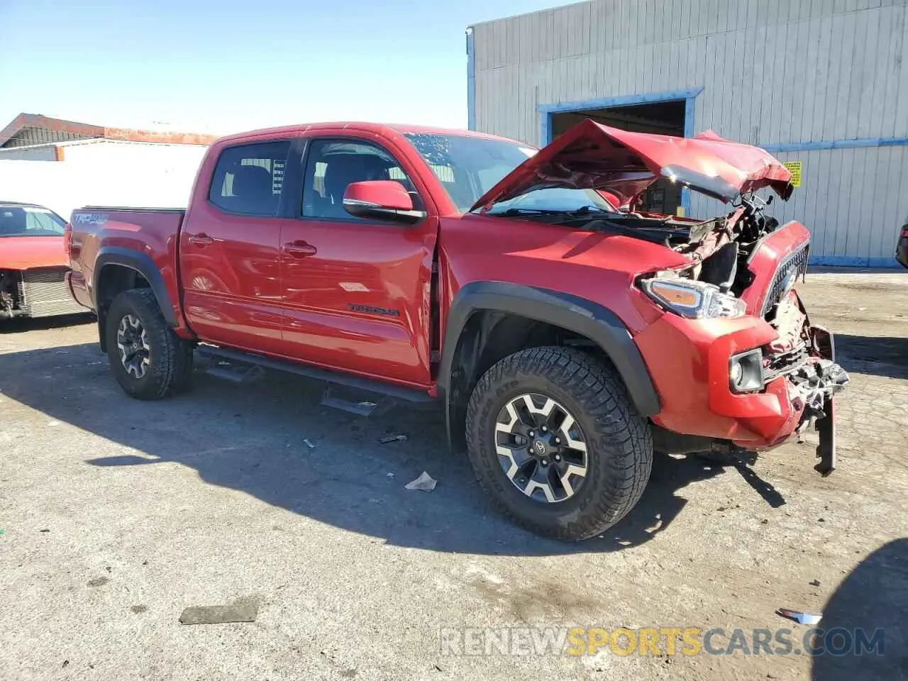 4 Photograph of a damaged car 3TMCZ5AN7KM213859 TOYOTA TACOMA 2019