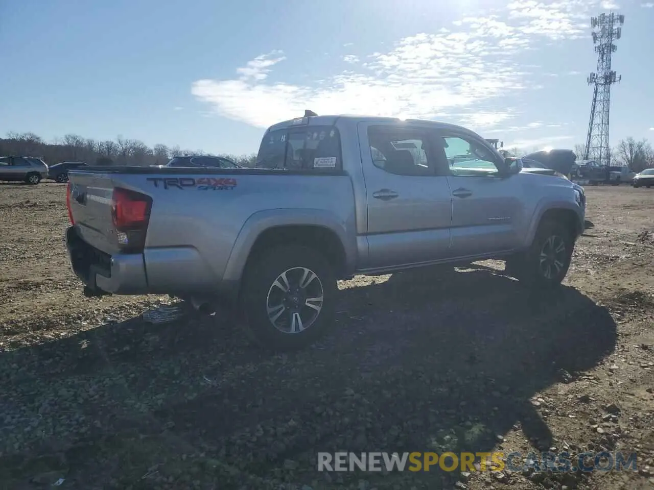 3 Photograph of a damaged car 3TMCZ5AN7KM218396 TOYOTA TACOMA 2019