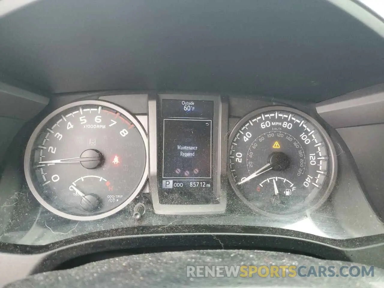 9 Photograph of a damaged car 3TMCZ5AN7KM224621 TOYOTA TACOMA 2019