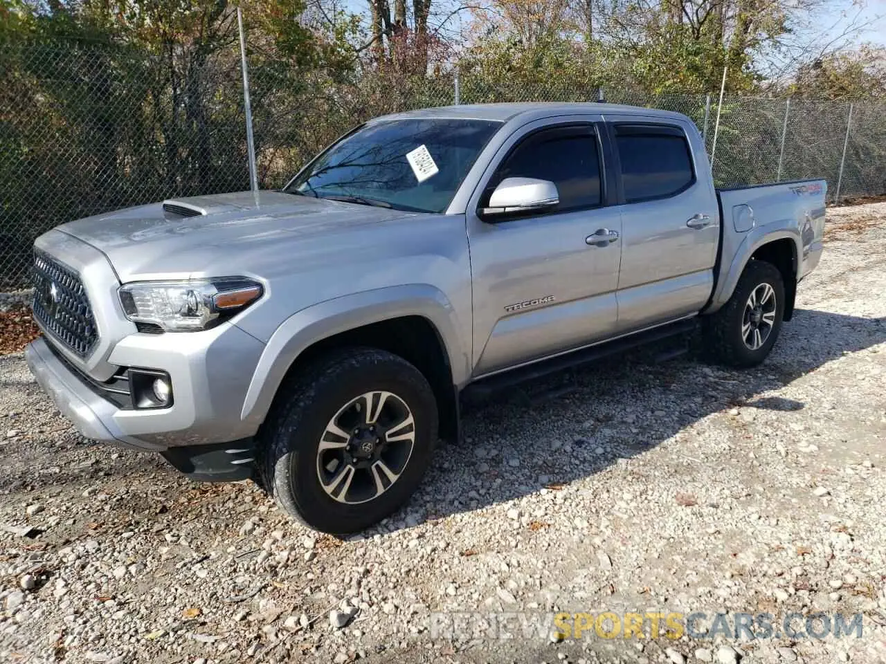 1 Photograph of a damaged car 3TMCZ5AN7KM235358 TOYOTA TACOMA 2019