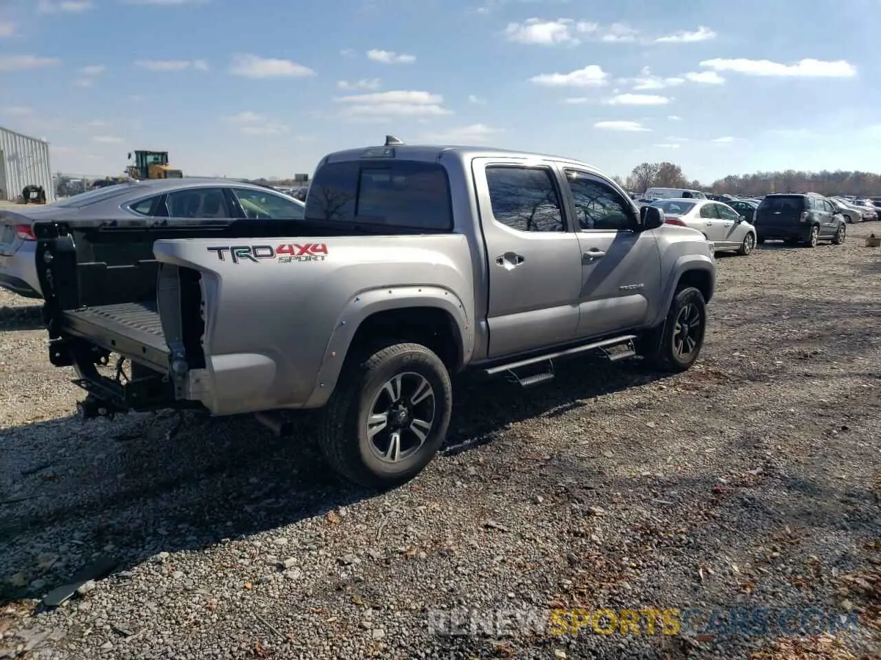 3 Photograph of a damaged car 3TMCZ5AN7KM235358 TOYOTA TACOMA 2019