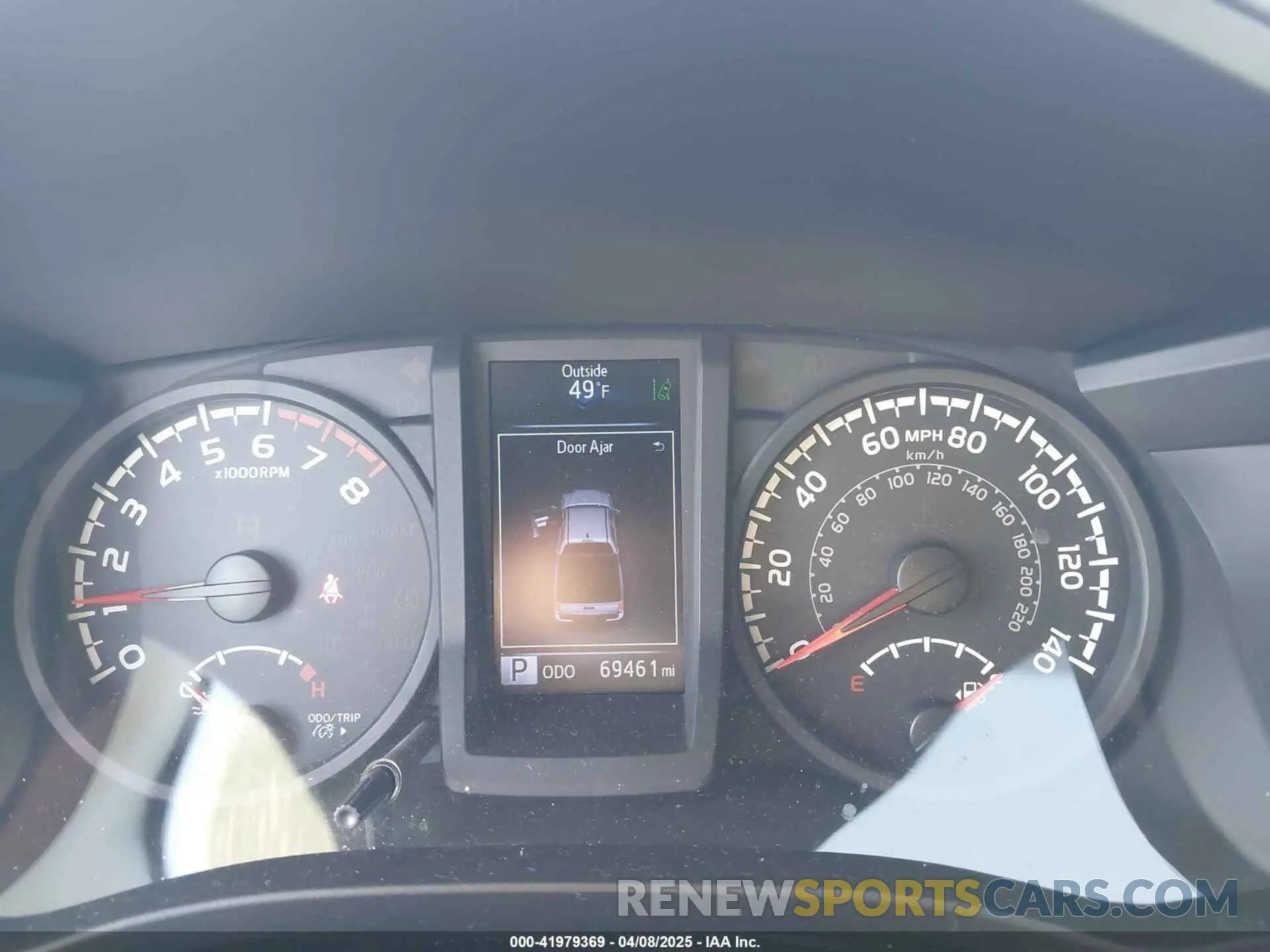7 Photograph of a damaged car 3TMCZ5AN7KM251771 TOYOTA TACOMA 2019