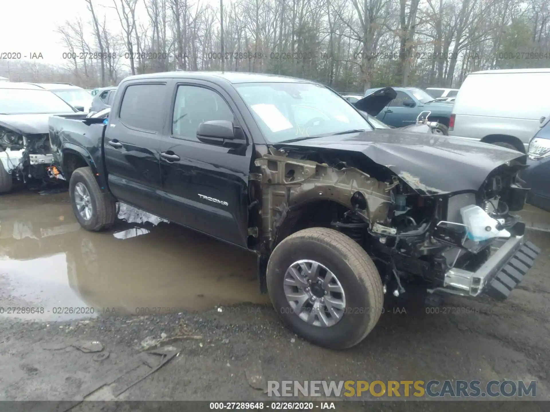 1 Photograph of a damaged car 3TMCZ5AN7KM258994 TOYOTA TACOMA 2019