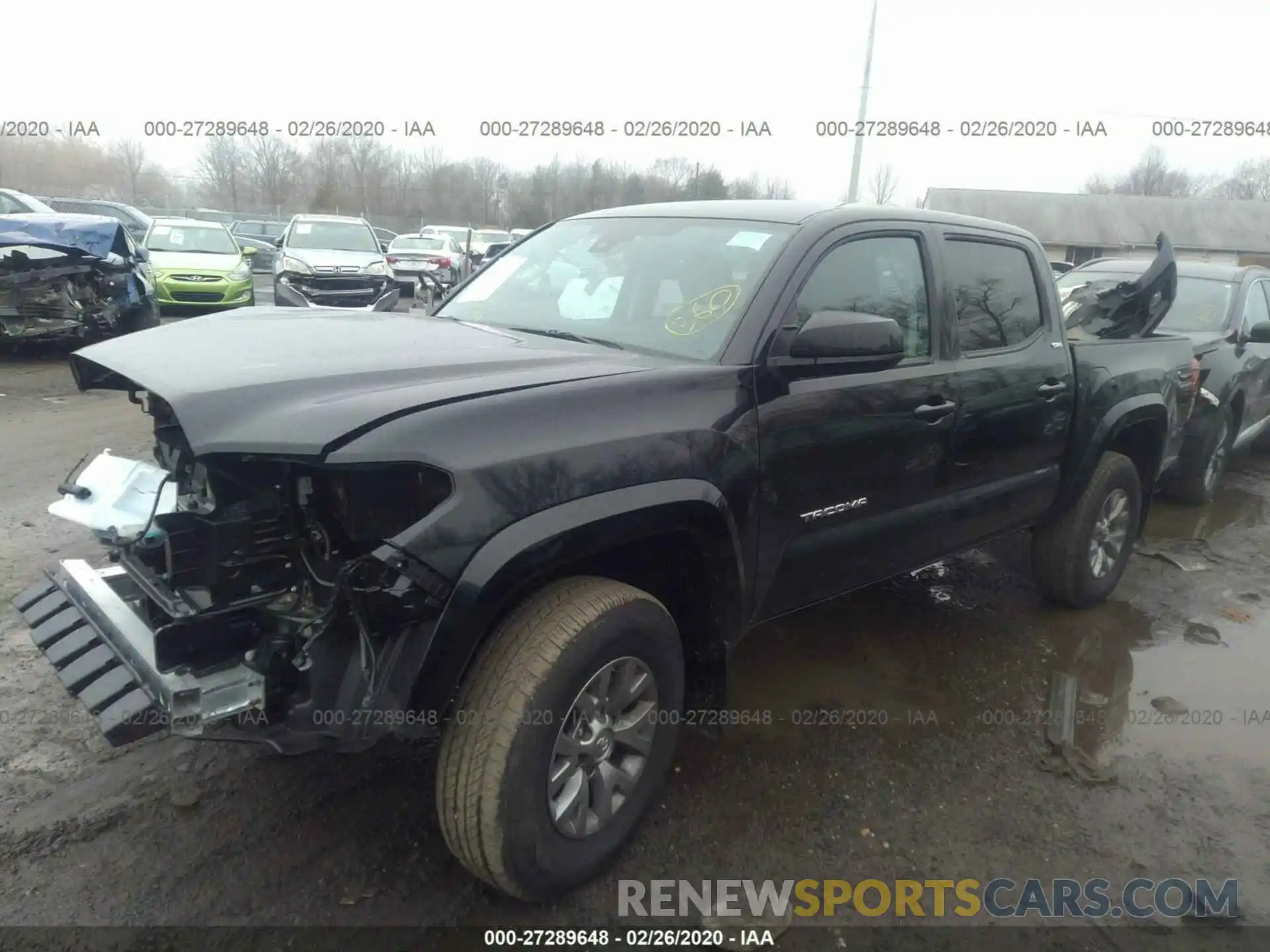 2 Photograph of a damaged car 3TMCZ5AN7KM258994 TOYOTA TACOMA 2019