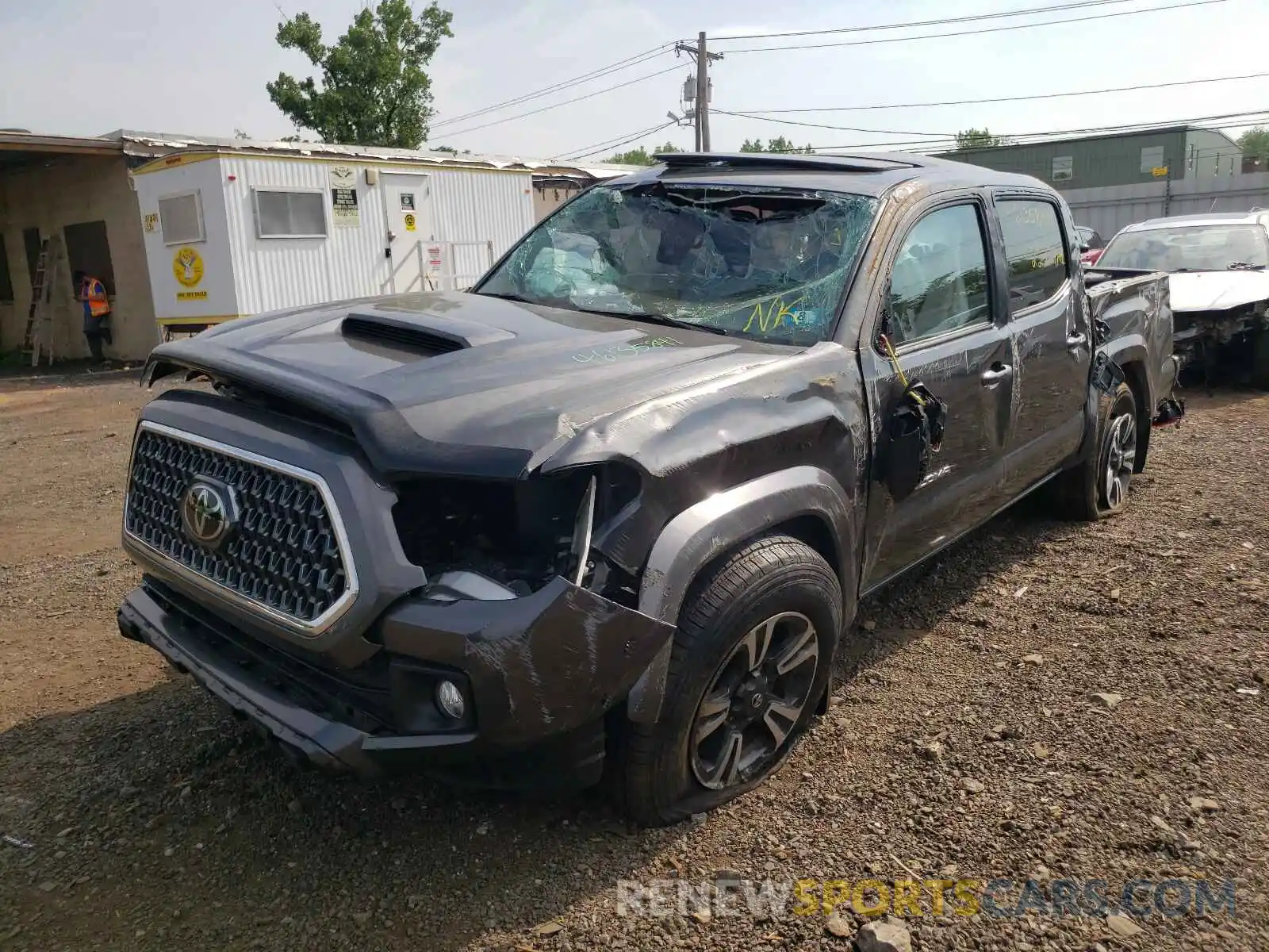 2 Photograph of a damaged car 3TMCZ5AN7KM261684 TOYOTA TACOMA 2019