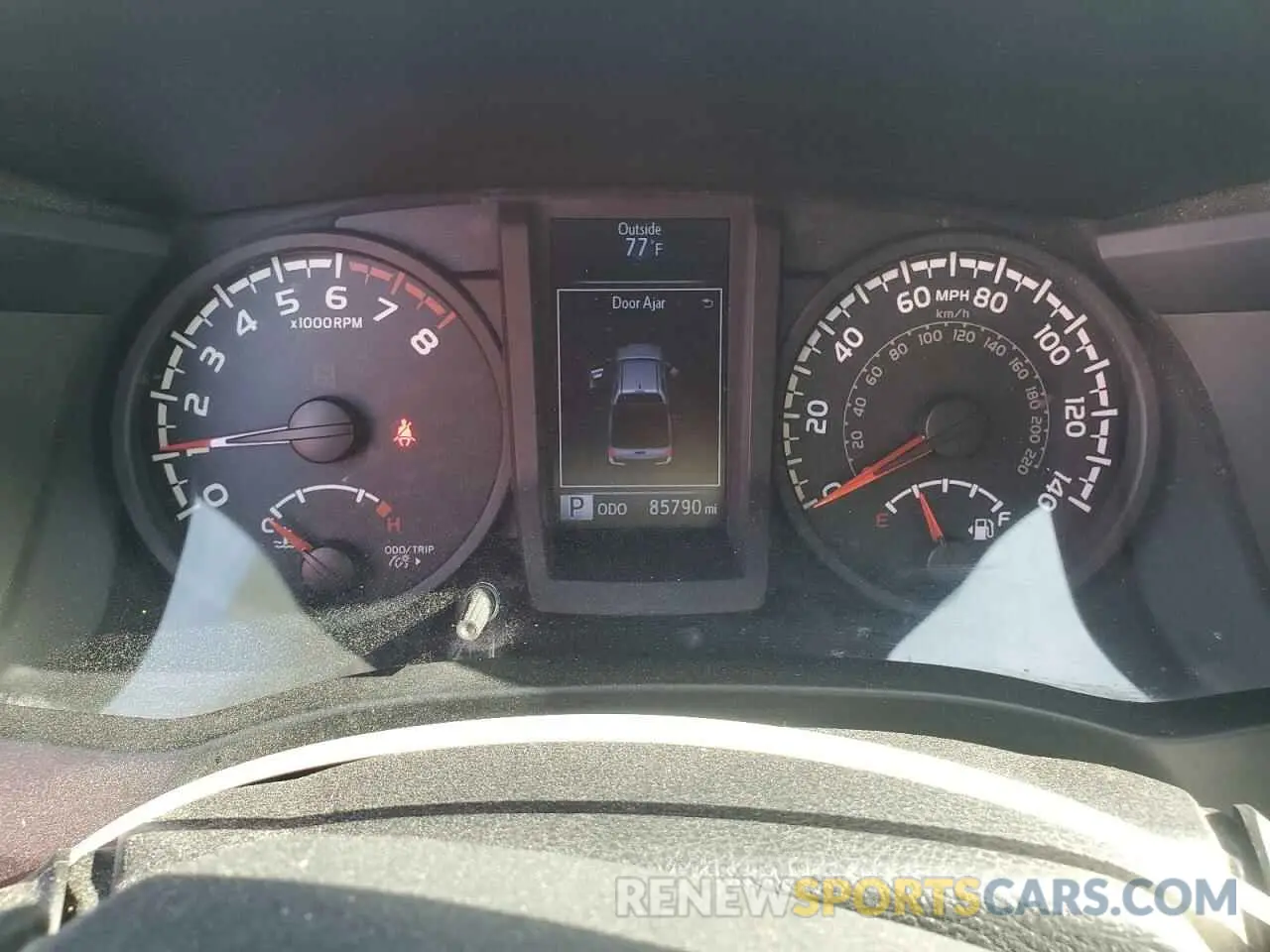 9 Photograph of a damaged car 3TMCZ5AN7KM266156 TOYOTA TACOMA 2019