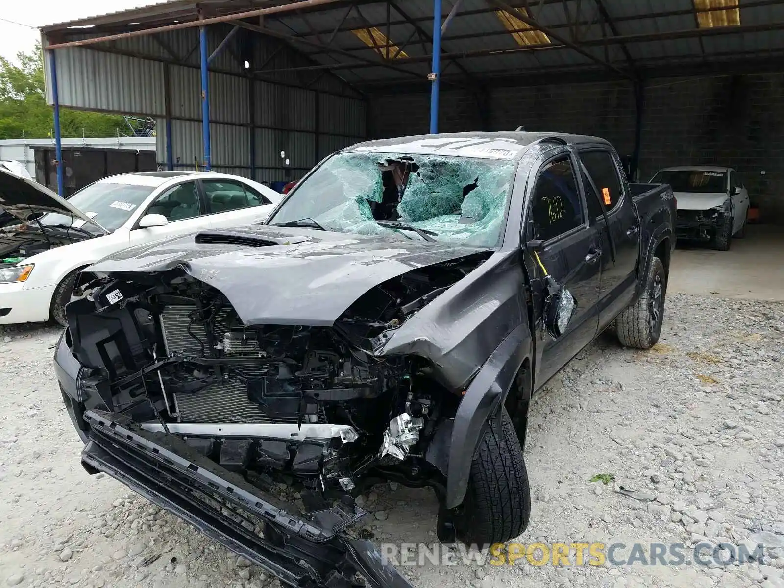 9 Photograph of a damaged car 3TMCZ5AN7KM267971 TOYOTA TACOMA 2019