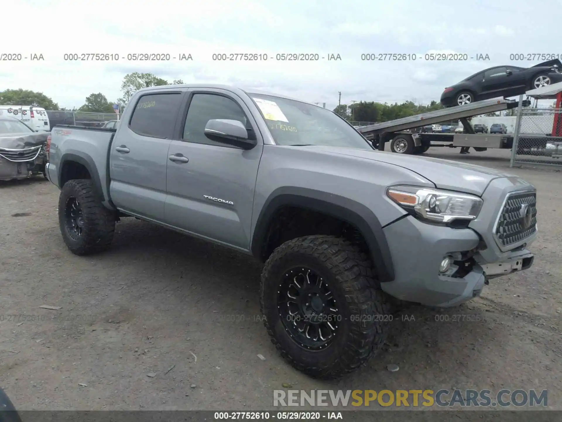 1 Photograph of a damaged car 3TMCZ5AN7KM274306 TOYOTA TACOMA 2019