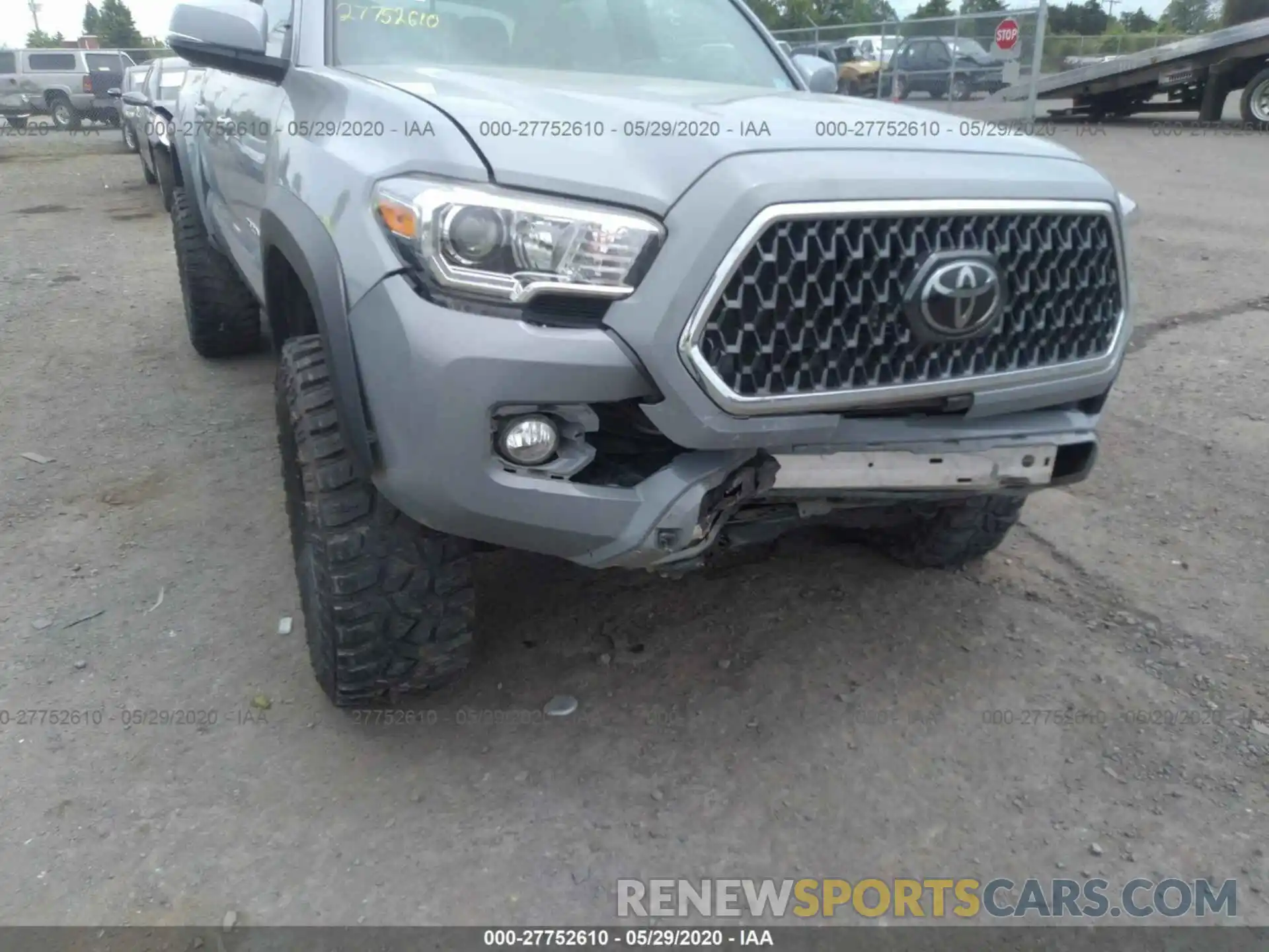 6 Photograph of a damaged car 3TMCZ5AN7KM274306 TOYOTA TACOMA 2019