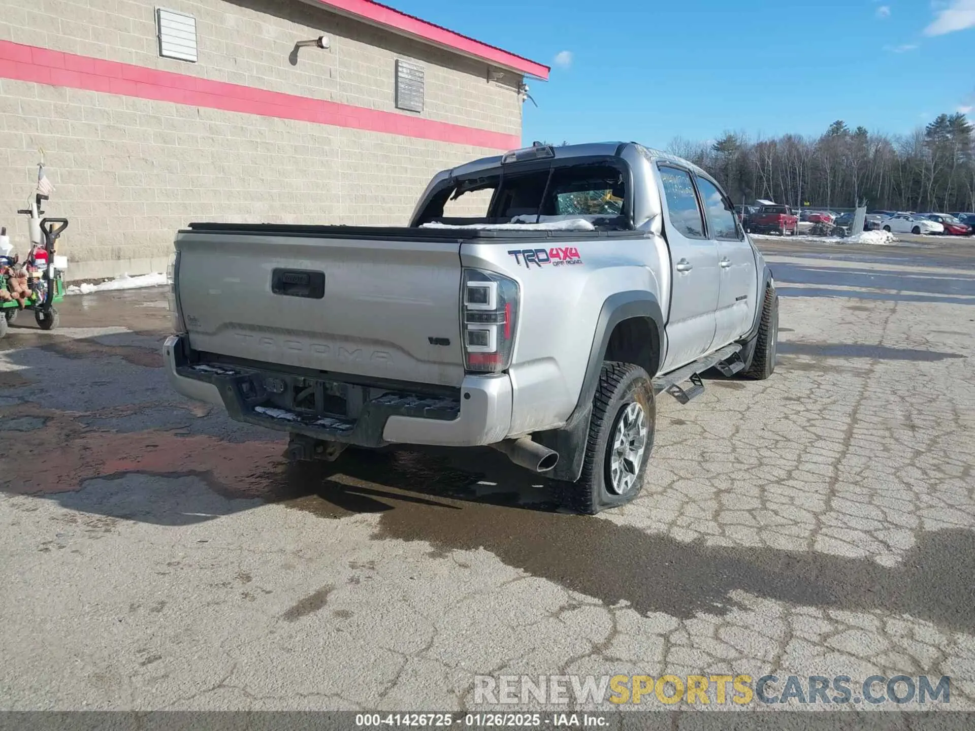 4 Photograph of a damaged car 3TMCZ5AN7KM274810 TOYOTA TACOMA 2019