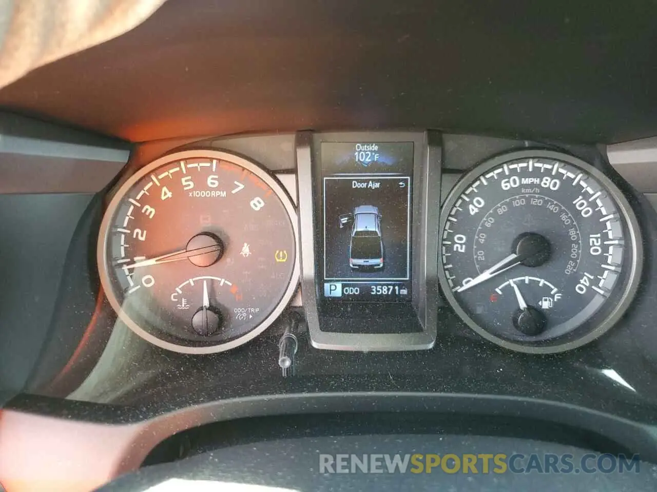 9 Photograph of a damaged car 3TMCZ5AN7KM279134 TOYOTA TACOMA 2019