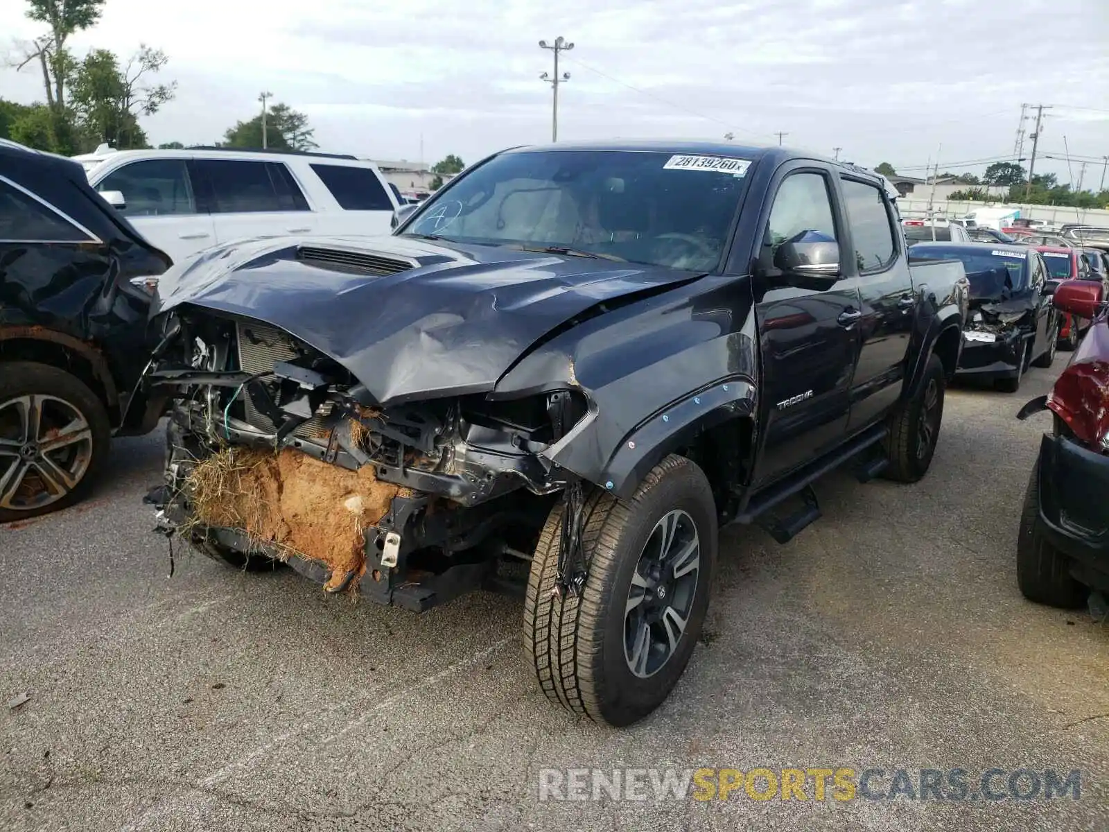 2 Photograph of a damaged car 3TMCZ5AN7KM279926 TOYOTA TACOMA 2019