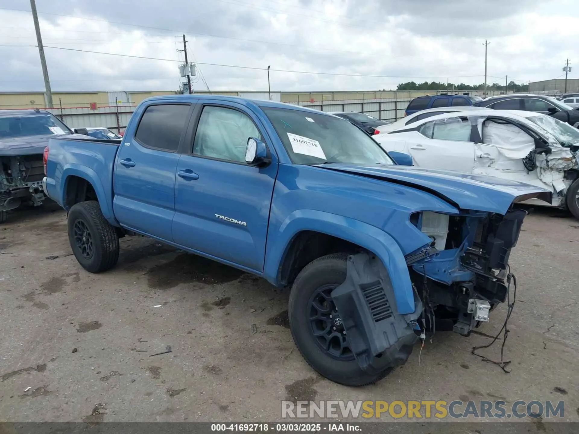 1 Photograph of a damaged car 3TMCZ5AN7KM280607 TOYOTA TACOMA 2019
