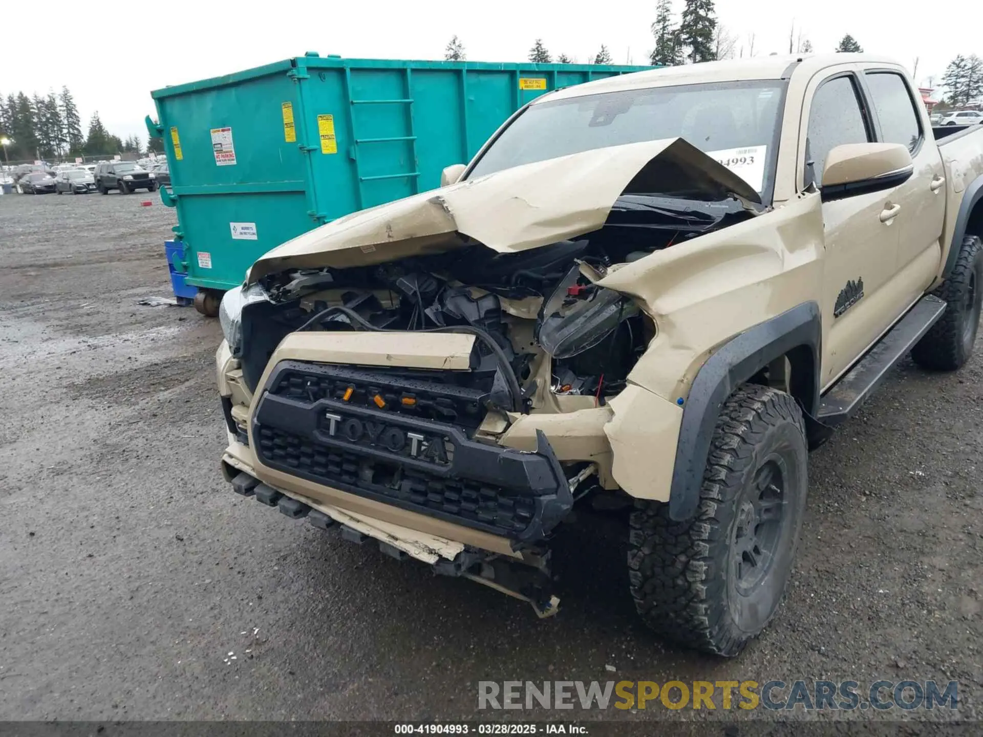 6 Photograph of a damaged car 3TMCZ5AN8KM199423 TOYOTA TACOMA 2019