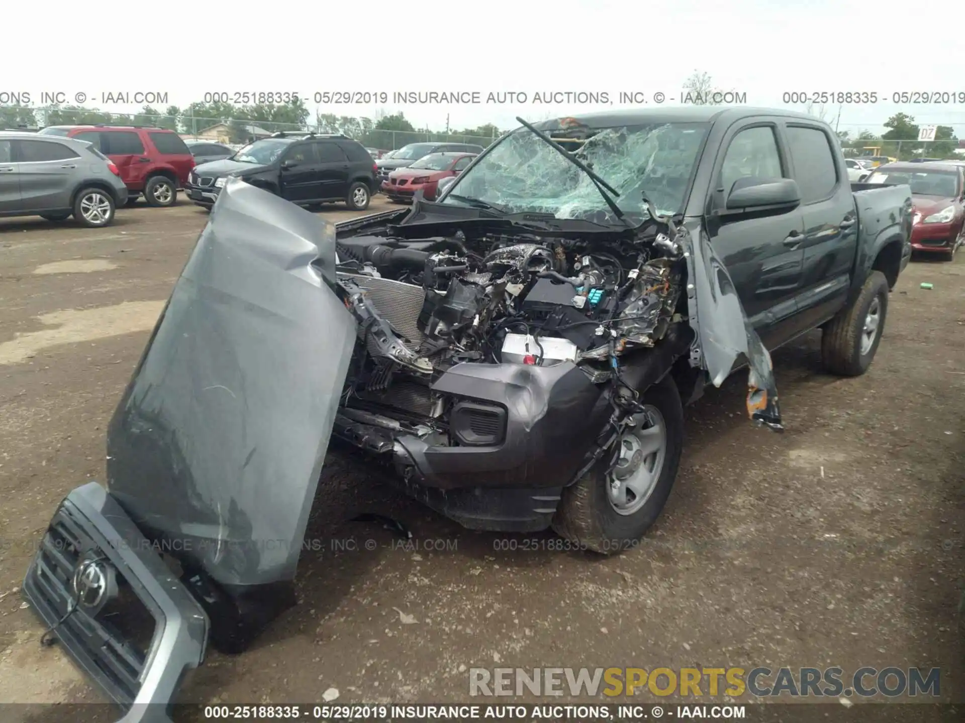 6 Photograph of a damaged car 3TMCZ5AN8KM216544 TOYOTA TACOMA 2019