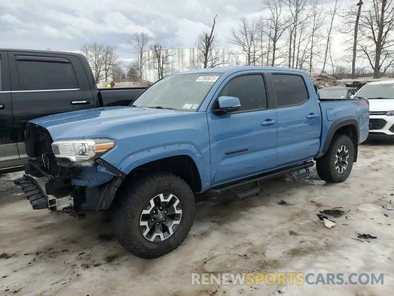 1 Photograph of a damaged car 3TMCZ5AN8KM217340 TOYOTA TACOMA 2019