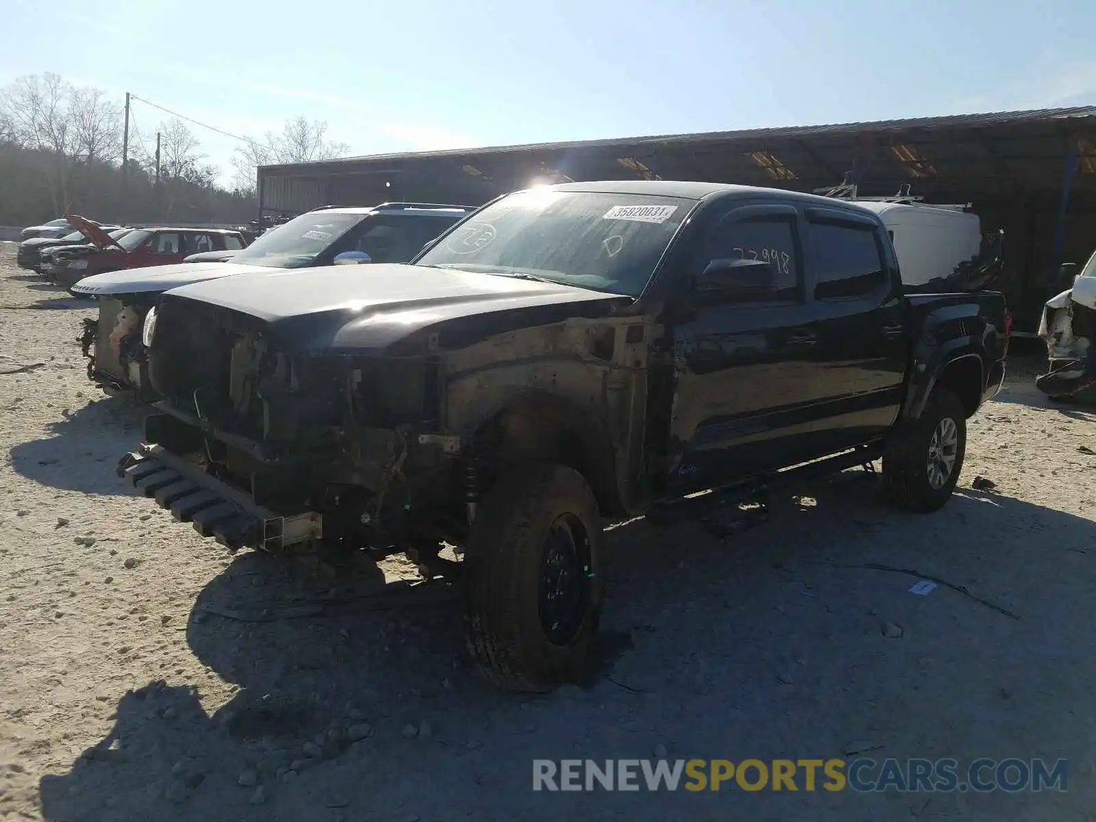 2 Photograph of a damaged car 3TMCZ5AN8KM249804 TOYOTA TACOMA 2019