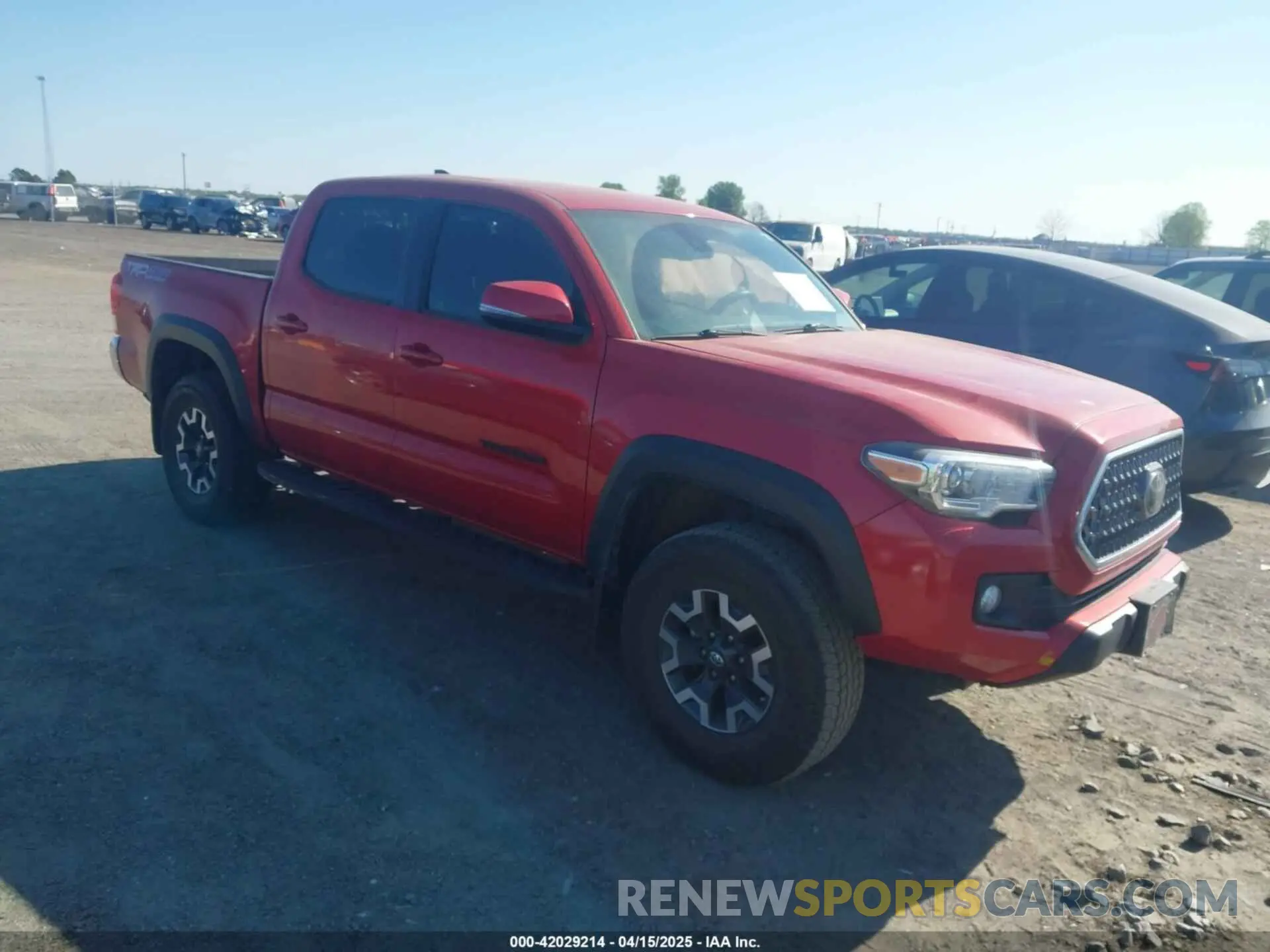 1 Photograph of a damaged car 3TMCZ5AN8KM259474 TOYOTA TACOMA 2019