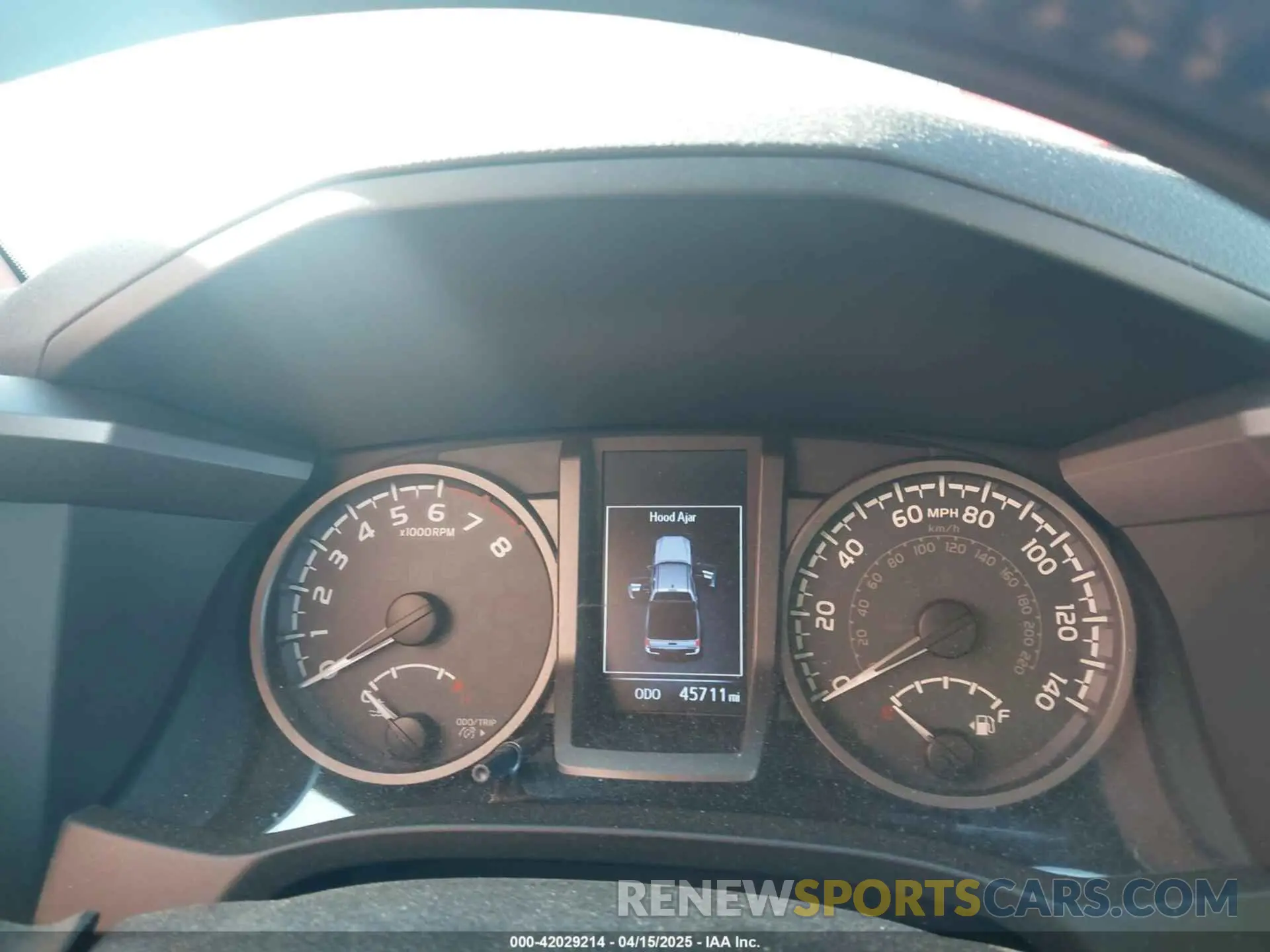 7 Photograph of a damaged car 3TMCZ5AN8KM259474 TOYOTA TACOMA 2019