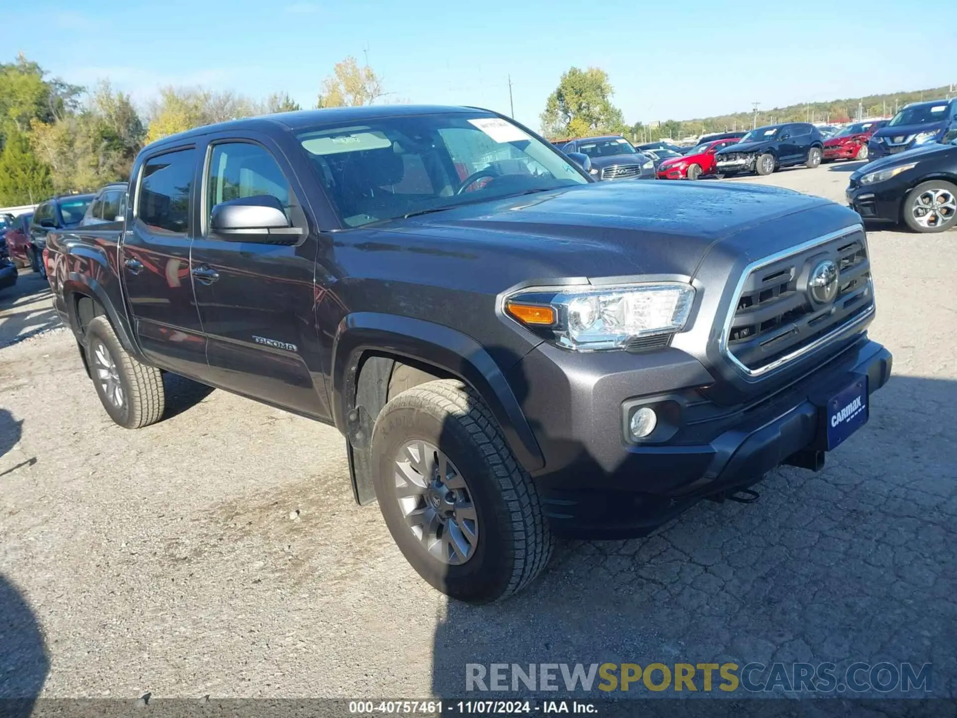 1 Photograph of a damaged car 3TMCZ5AN8KM263184 TOYOTA TACOMA 2019