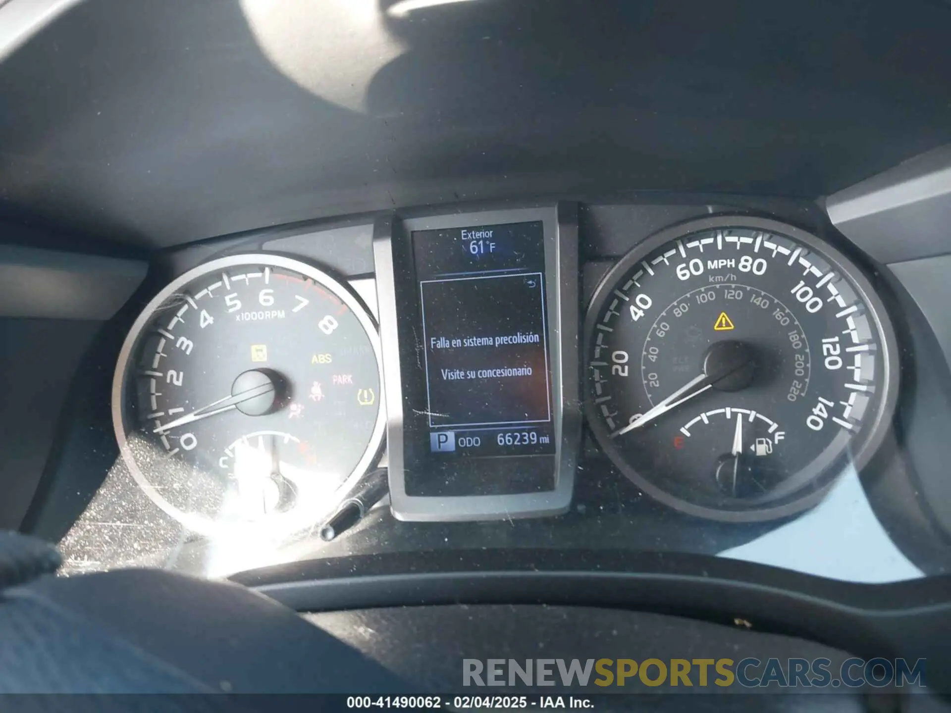 7 Photograph of a damaged car 3TMCZ5AN8KM268854 TOYOTA TACOMA 2019