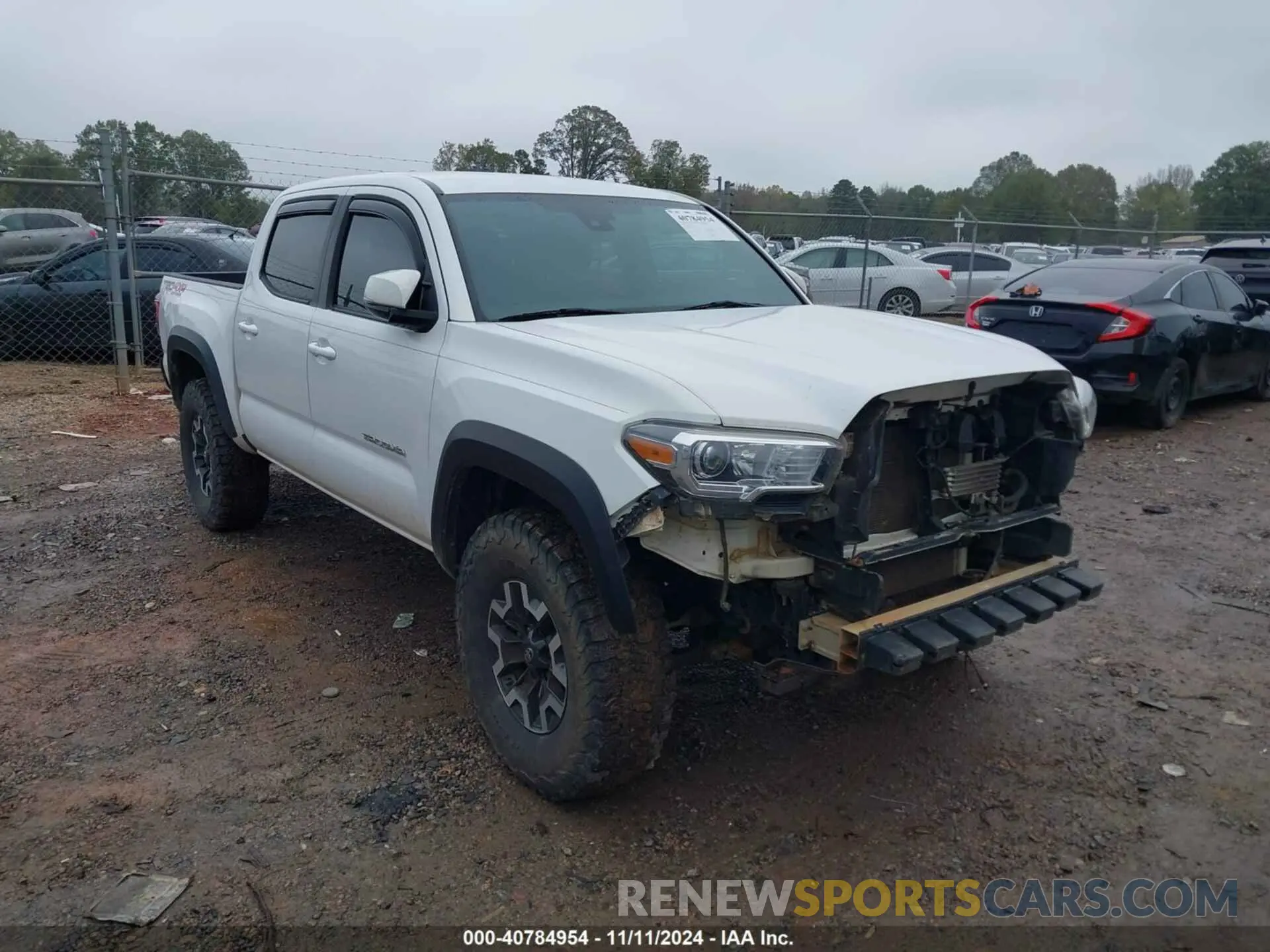 1 Photograph of a damaged car 3TMCZ5AN8KM273147 TOYOTA TACOMA 2019