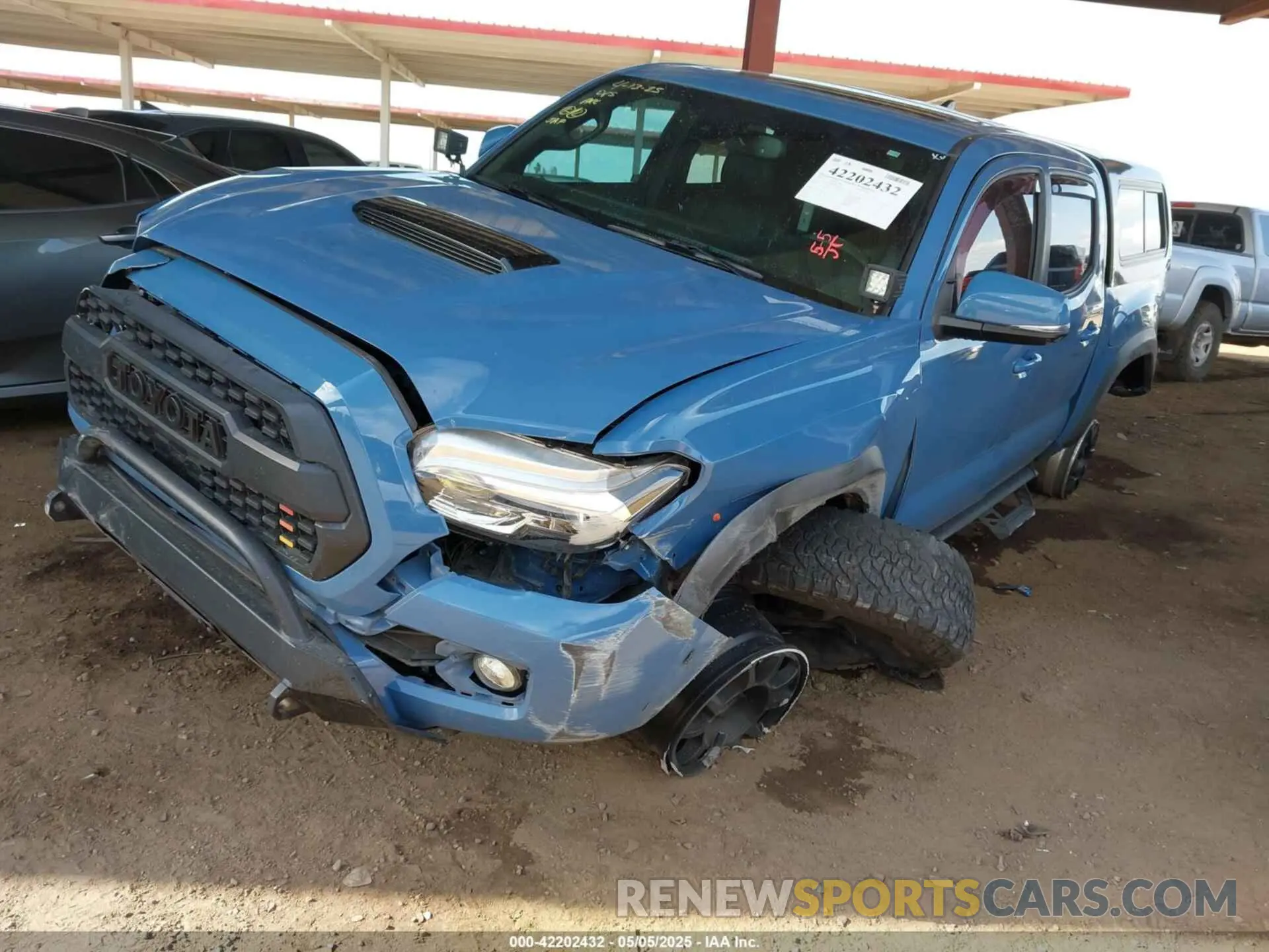 2 Photograph of a damaged car 3TMCZ5AN8KM276615 TOYOTA TACOMA 2019