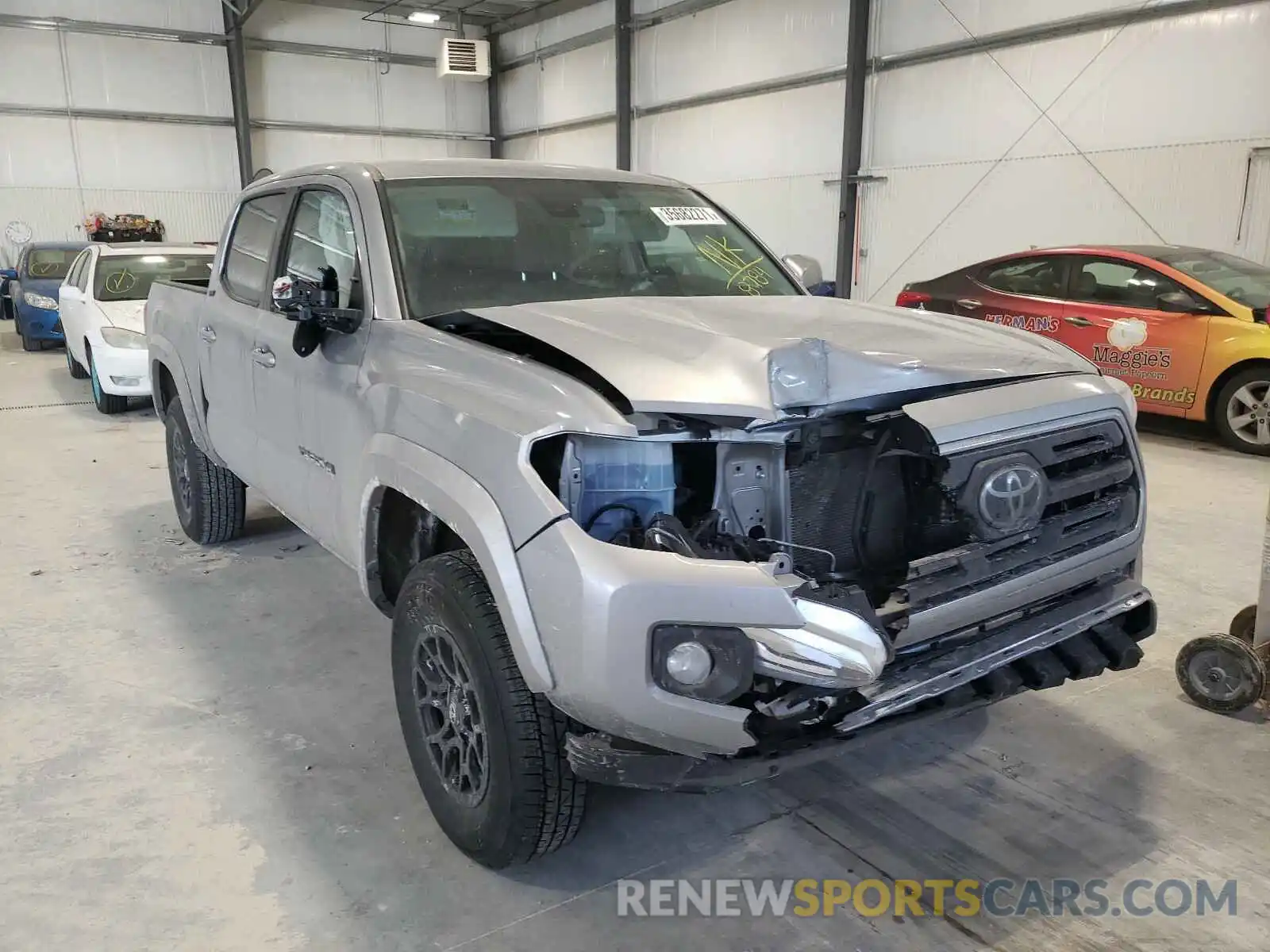 1 Photograph of a damaged car 3TMCZ5AN8KM278784 TOYOTA TACOMA 2019