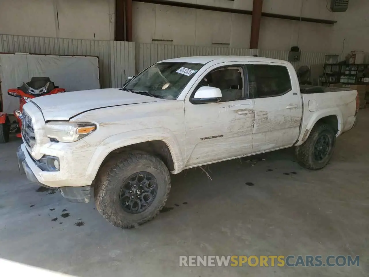 1 Photograph of a damaged car 3TMCZ5AN8KM282849 TOYOTA TACOMA 2019