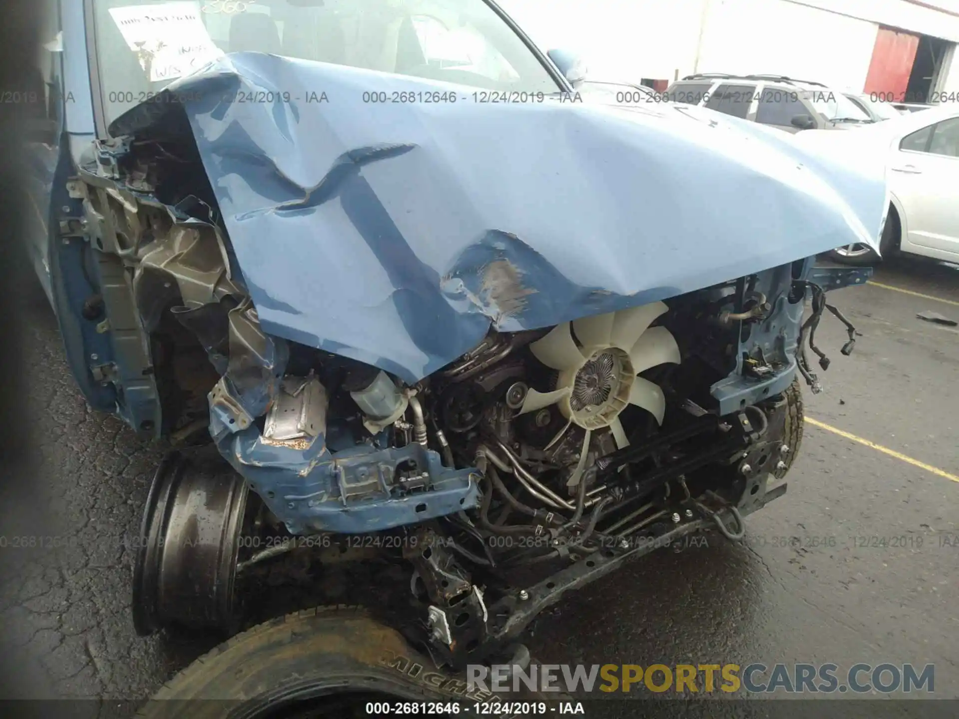 6 Photograph of a damaged car 3TMCZ5AN9KM192948 TOYOTA TACOMA 2019