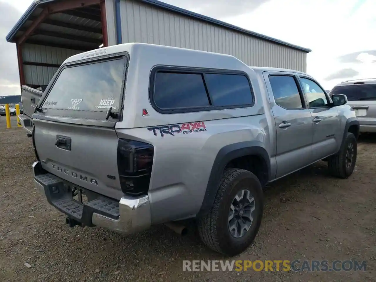 4 Photograph of a damaged car 3TMCZ5AN9KM231568 TOYOTA TACOMA 2019