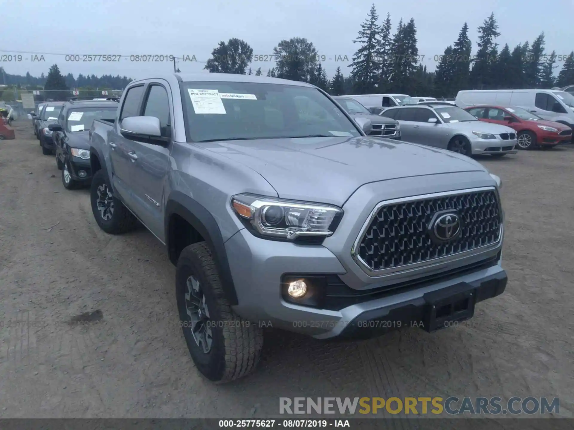 1 Photograph of a damaged car 3TMCZ5AN9KM232364 TOYOTA TACOMA 2019