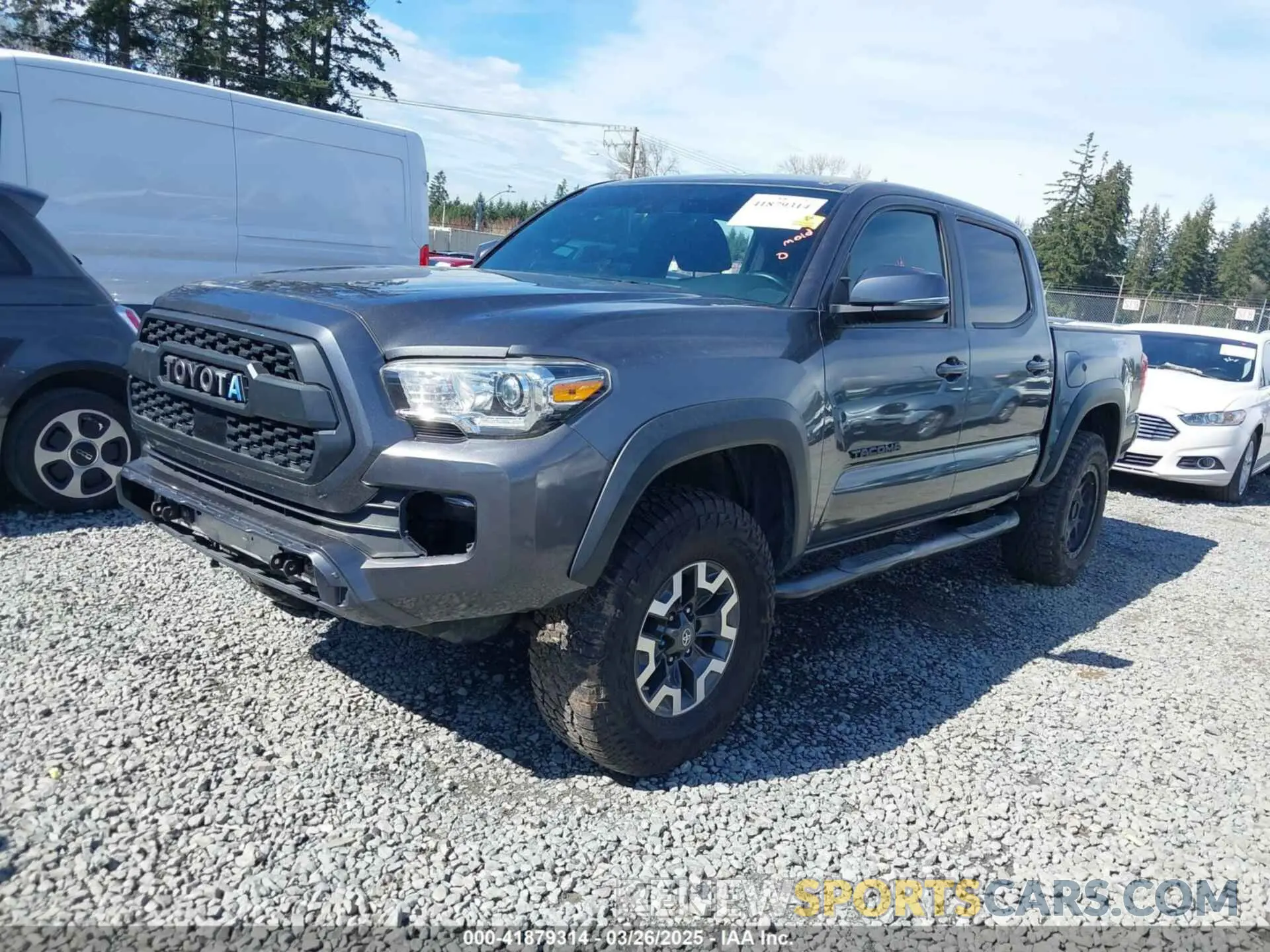 2 Photograph of a damaged car 3TMCZ5AN9KM232882 TOYOTA TACOMA 2019